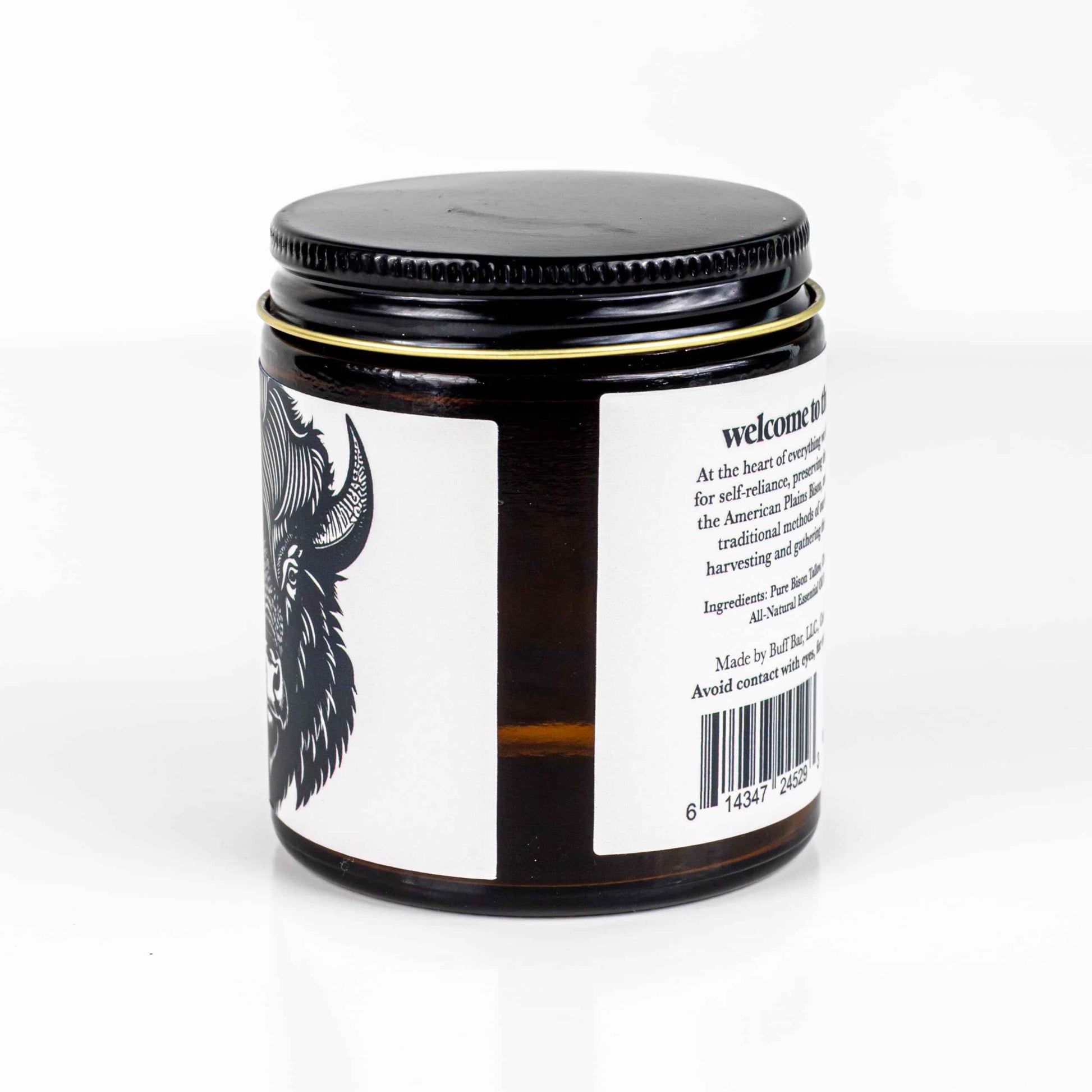 Big Crazy Buffalo BUFF BAR Pure Whipped Bison Tallow Body Balm, Lemon Drop - Jojoba, All Purpose, Hydrating, Naturally Derived, Mild Scent, Replaces Lotion, For Dry, Sensitive Skin, Essential Oil