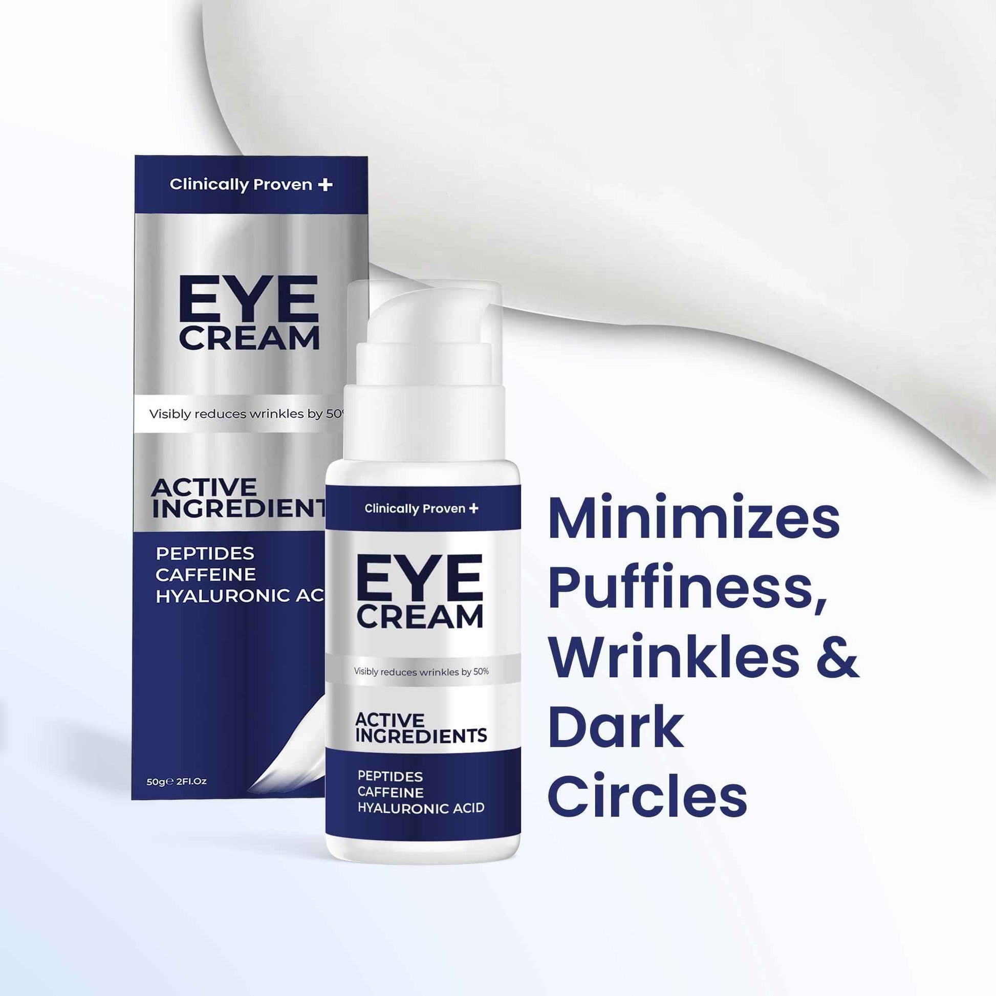 Dark Spot Remover & Under Eye Cream Bundle - Age Spot and Melasma Treatment for Face & Body and Eye Cream for Puffiness, Dark Circles, and Fine Lines - Skin Brightening Cream with Retinol, Hyaluronic