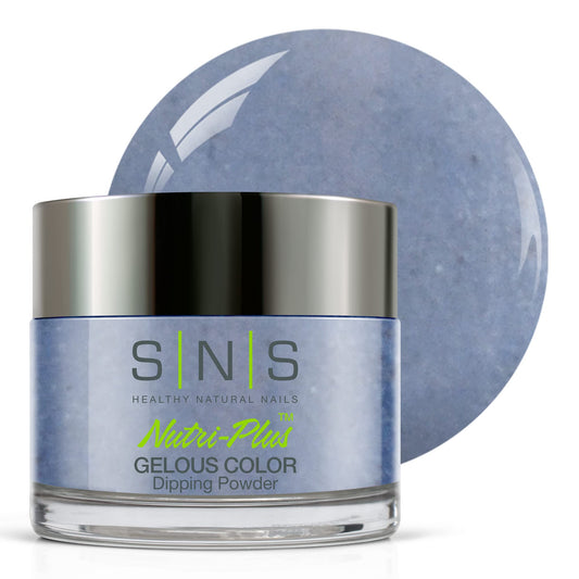 SNS Nail Dip Powder, Gelous Color Dipping Powder - Booby Cay (Blue) - Long-Lasting Dip Nail Color Dip Nail Color Lasts 14 Days - Low Odor & No UV Lamp Needed - 1 Oz