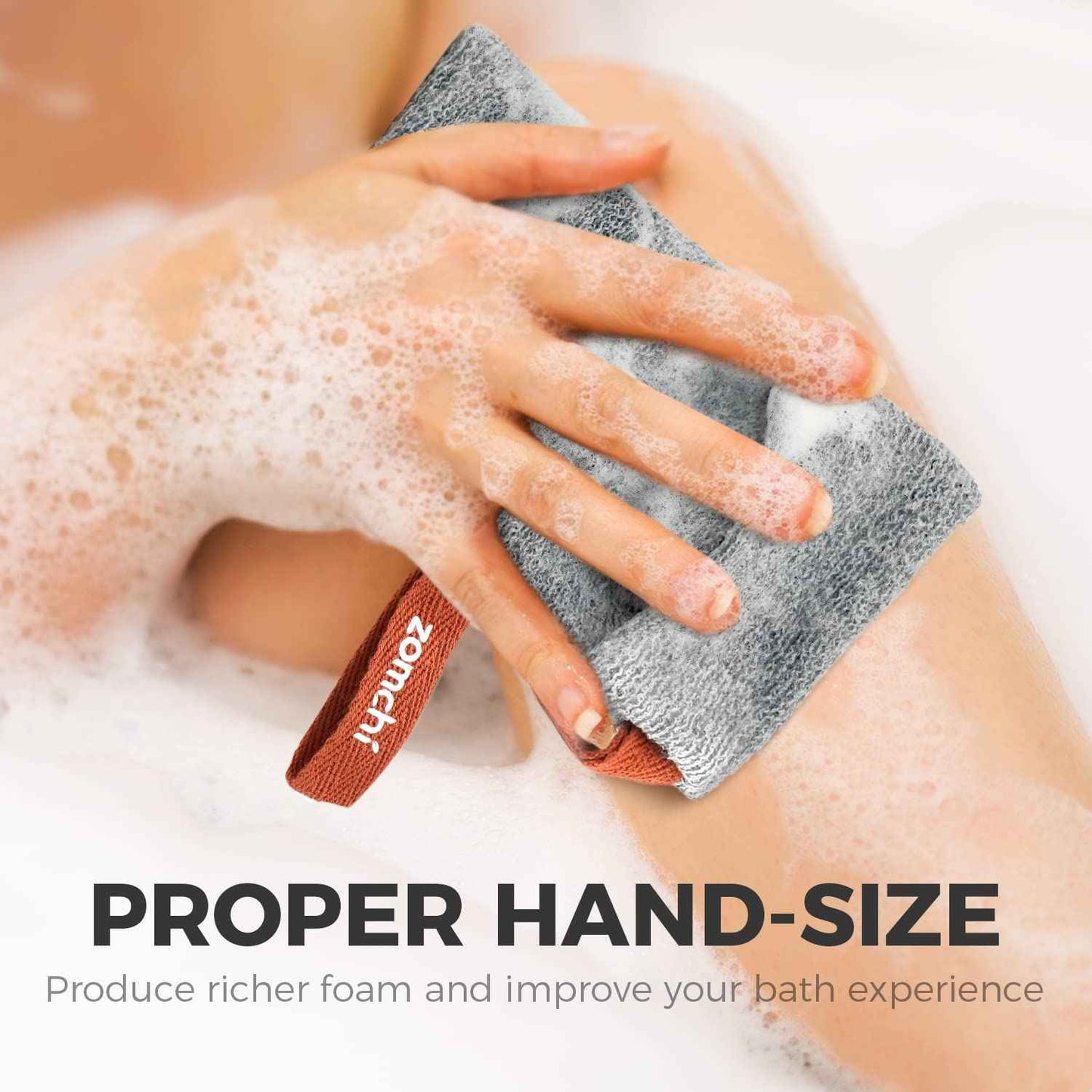 ZOMCHI 6 Pack Soap Saver Bags, Exfoliating Soap Pouch with Dual-Texture for Shower – Gray & Yellow & Pink