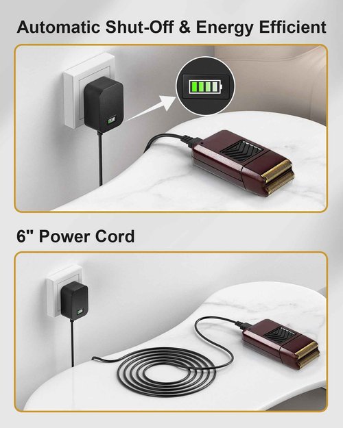 2V Charger for Wahl Shaver Shaper - Auto Power Off & Charging Display 2V Power Cord for Wahl Trimmer 8061, 8163, 8786-1001, 7367, 7357, 7029, 7060, 4000, 5-Star Series for Whal Clipper Power Cord