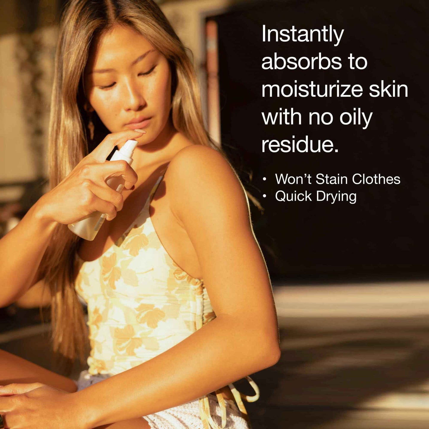 HUME SUPERNATURAL Dry Body Oil Spray - Moisturizing Oil for Dry Skin, After Shower Body Oils for Women and Men, Nourishing, Hydration, Glow, Vanilla Daze, 1-Pack