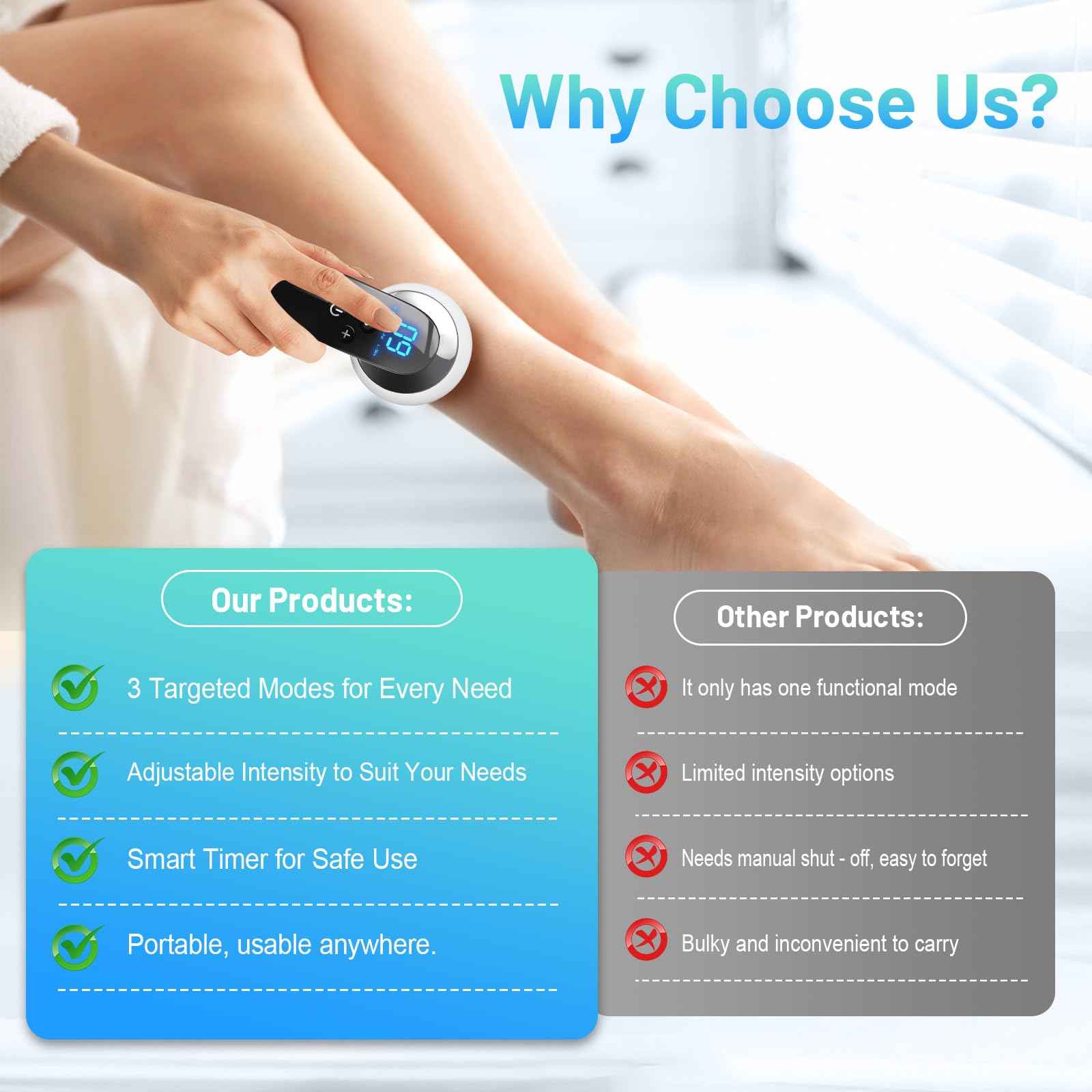 NeibuGlow Body Sculpting Machine & Cellulite Massager – Portable Body Care Device for Belly, Waist, Arms, Legs & Butt – Home Self-Care Tool