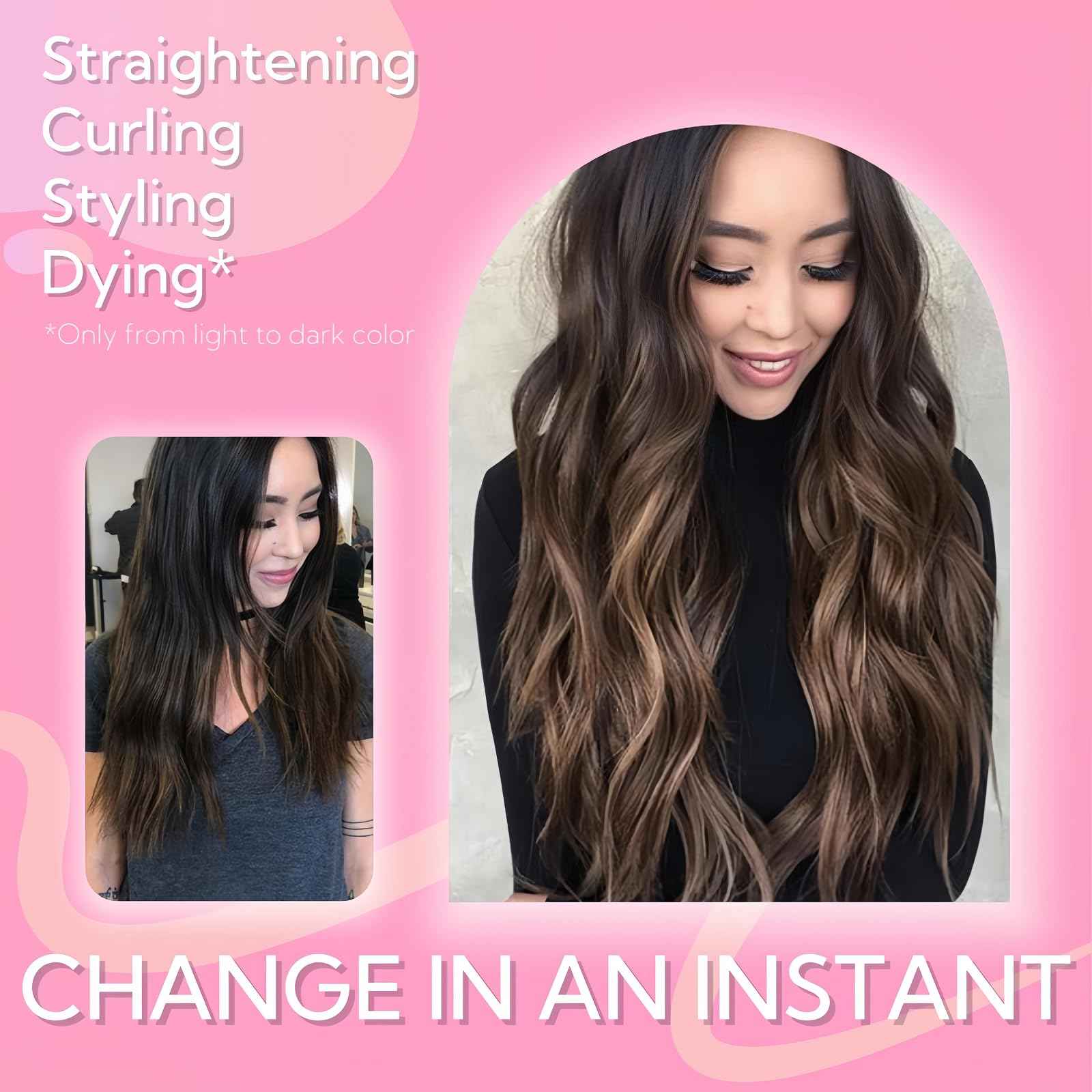 FUOTONBUTY 10pcs Tape in Hair Extensions Human Hair Invisible Tape in Hair Extensions Seamless Tape ins Tape on Real Human Hair Extensions Thick End (Platinum Blonde, 22 inch)