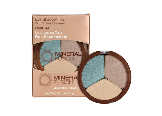 Mineral Fusion Eye Shadow Trio 0.10 oz Packaging May Vary, Riviera, 0.0625 Ounce