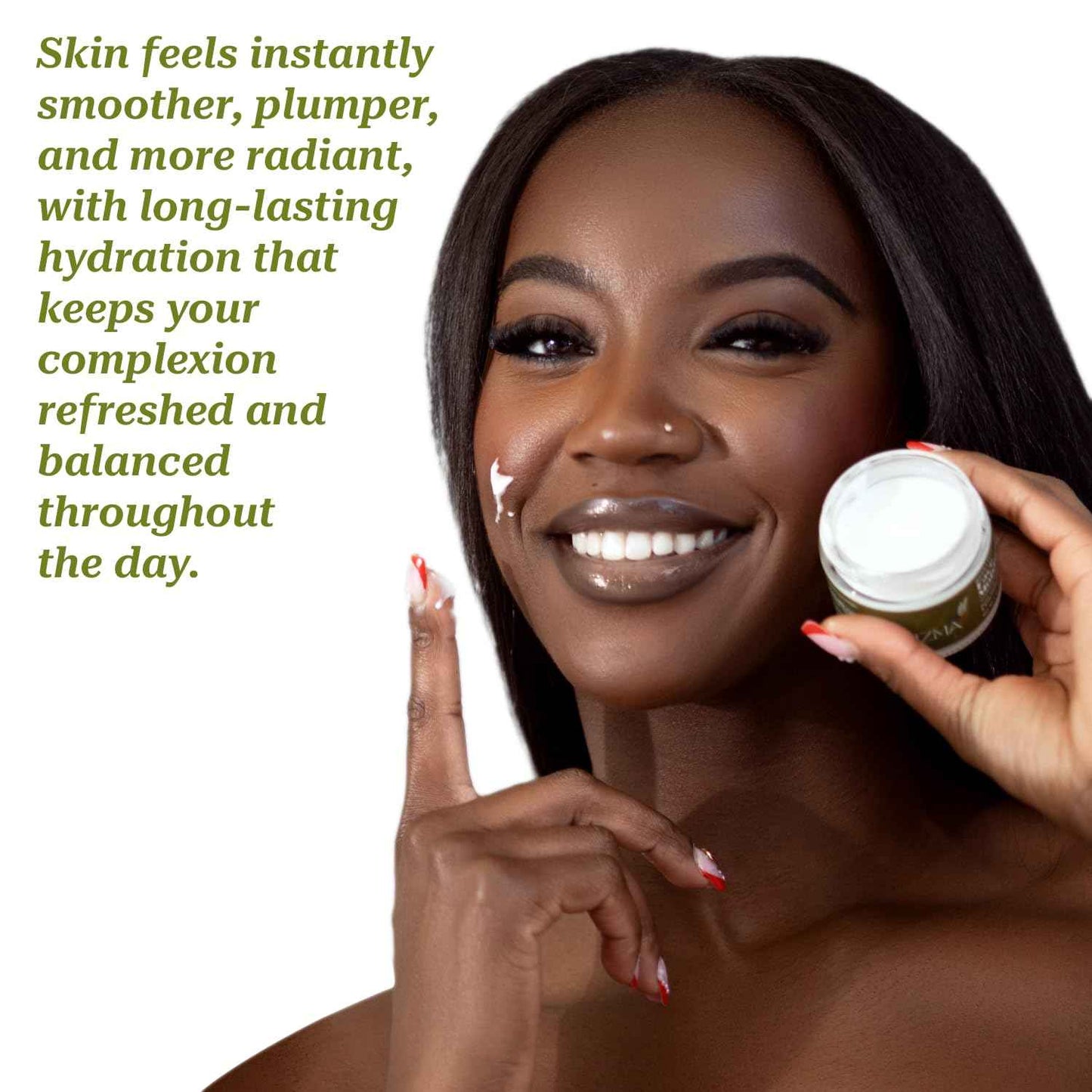 Hydrating Face Moisturizer with Hyaluronic Acid and Aloe – Lightweight Daily Facial Cream for Dry, Oily, Combination, Mature & Sensitive Skin – Nourishing, Non-Greasy, Fast-Absorbing – 2 oz