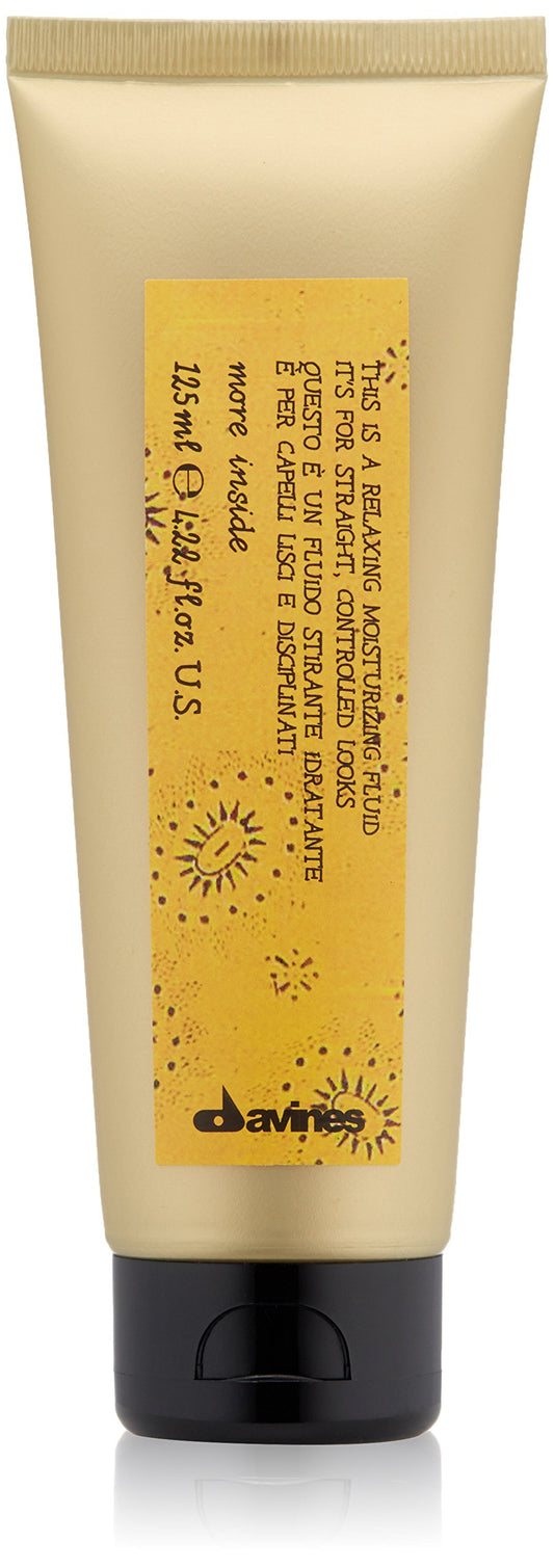 Davines This is a Relaxing Moisturizing Fluid, Heat Protection And Frizz Control For Sleek And Straight Styling, Moisturize With Humidity Control, 4.22 Fl. Oz.