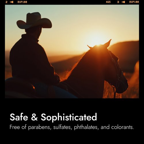 Modern Memory Western Santal Eau de Toilette for Men, 2.5 fl oz - Notes of Spicy Cardamom, Wild Musk & Rich Sandalwood