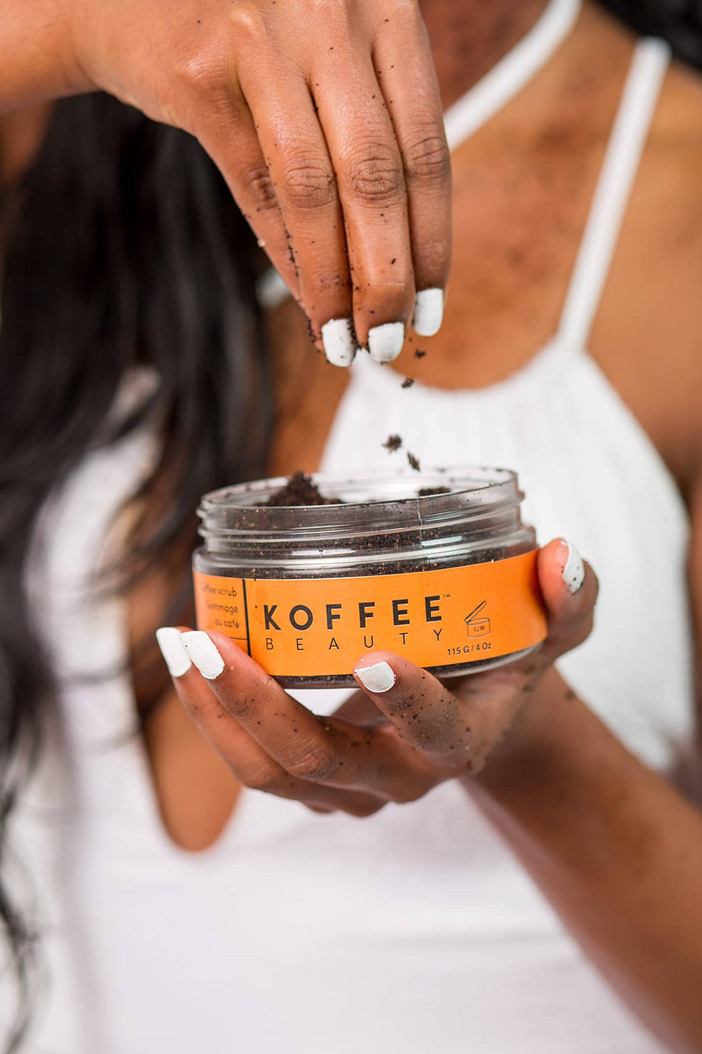 Koffee Beauty Pumpkin Spice Coffee Scrub - Exfoliating Body And Face Scrub - Polish, Smooth Skin With Ease - Invigorate Senses With Festive Fragrance Formula - For Naturally Radiant Skin - 4 Oz