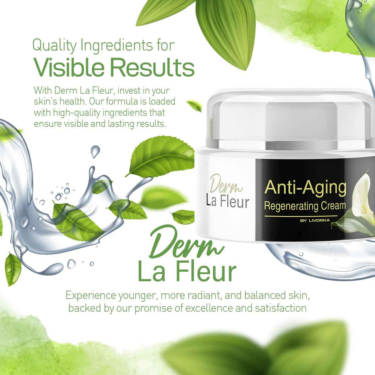 1 Pack- Derm La Fleur Cream - Derm La Fleur Anti-Aging Cream, Derm La Fleur 1 Bottle For 30 Days, Derm LaFleur Plus, DermLaFleur, Derm La Fleur Face Mask, Derm Lafleur Deluxe Anti Aging, DermLaFleur.