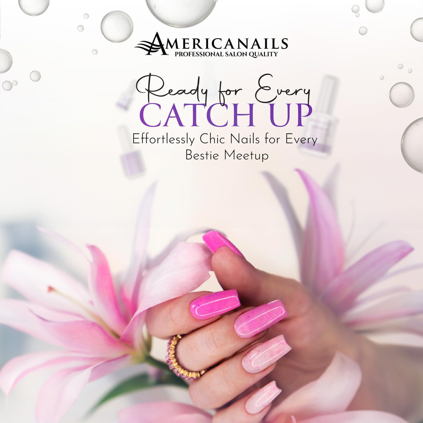 Americanails AirSeal Air Dry Acrylic Sealer - Rapid-Drying, Glass-Like Finish on Acrylic, Dip, Gel Nails, & Wraps, UV Protection, Ultra Glossy, Flawless, Lasting Shine, Easy Application, .5oz