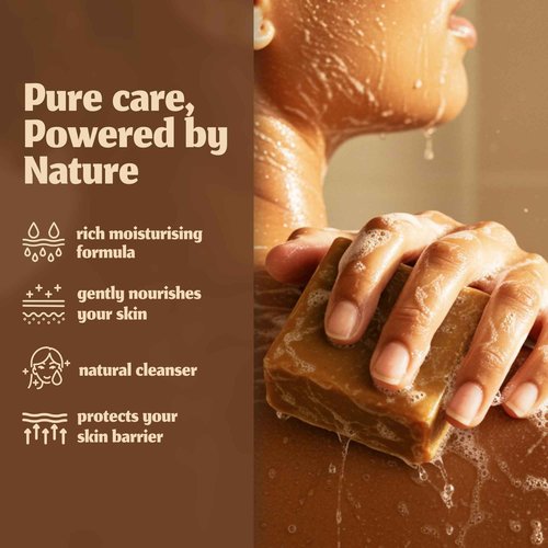 Hekaya Saffron Aleppo Soap Bar – Organic Olive Oil Soap for Face, Body & Hair – Handmade Natural Body Wash – 4-Pack for Face & Body | Natural, Moisturizing,(17.6 oz Total)