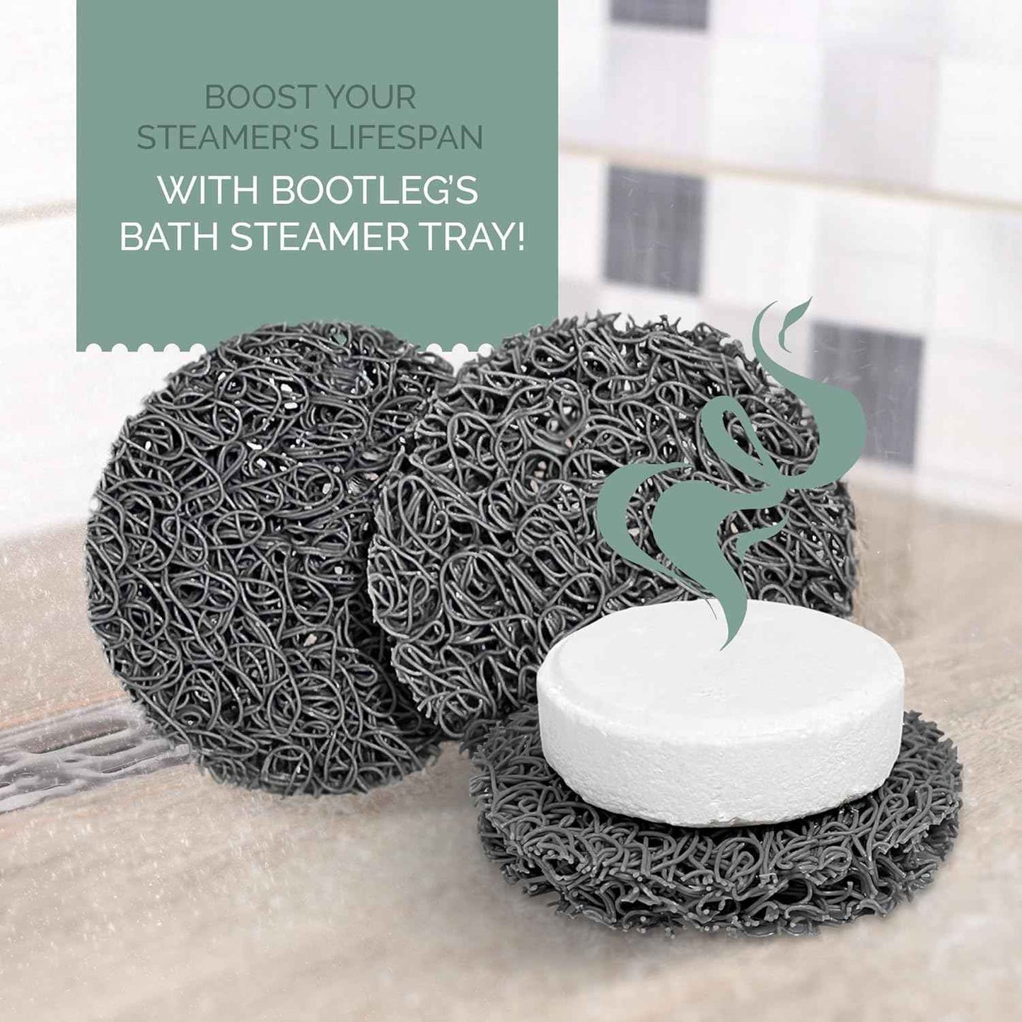 BOOTLEG BATH Shower Steamers Aromatherapy Eucalyptus and Mint 15 Pack, 100% Pure Essential Oil, All Natural, for Men and Women, Made in USA