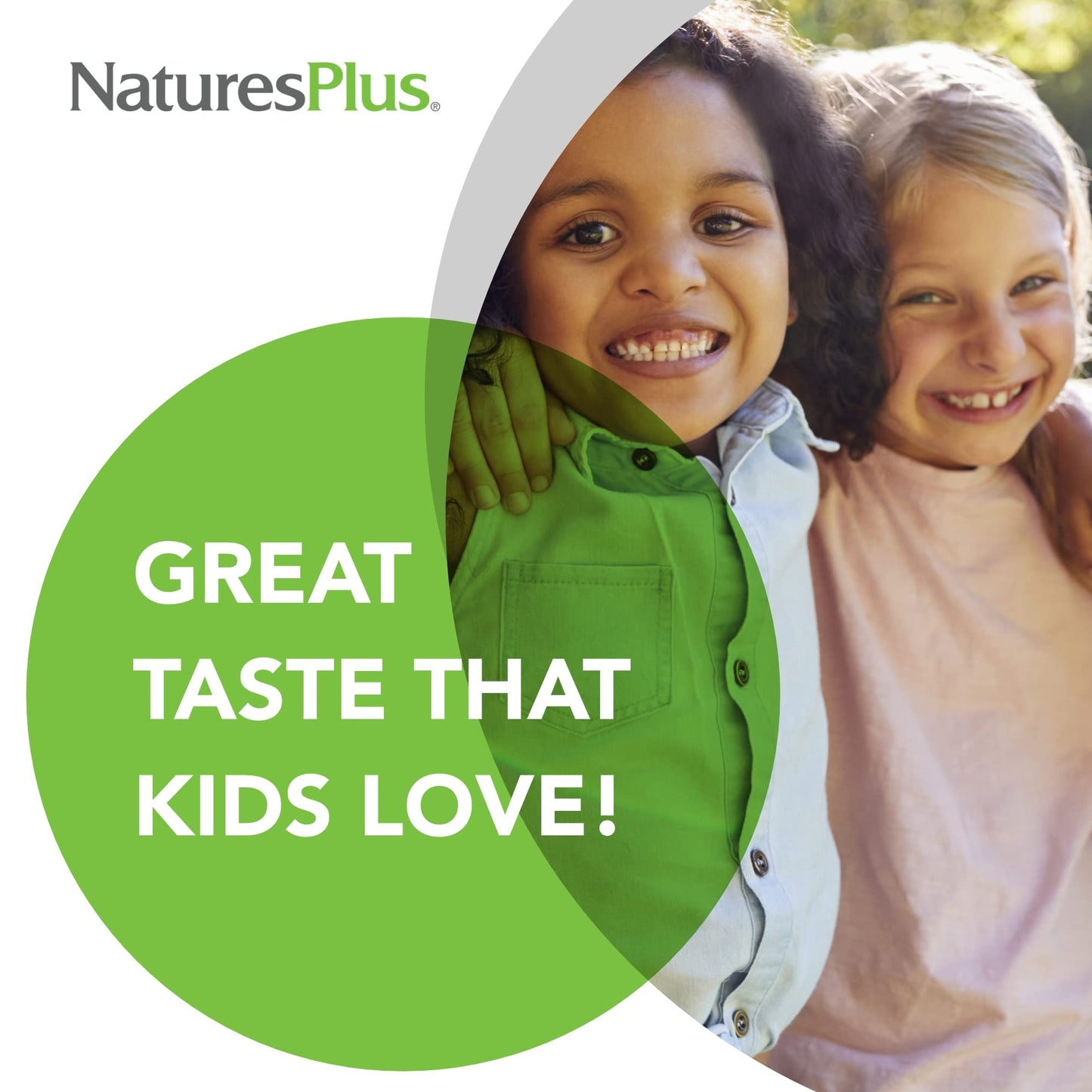 Natures Plus Animal Parade Gold Children's Chewable Multivitamin - Natural Cherry Flavor - 60 Animal Shaped-Tablets - with Vitamin D3, K2 & Probiotics - Vegetarian & Gluten Free - 120 Servings