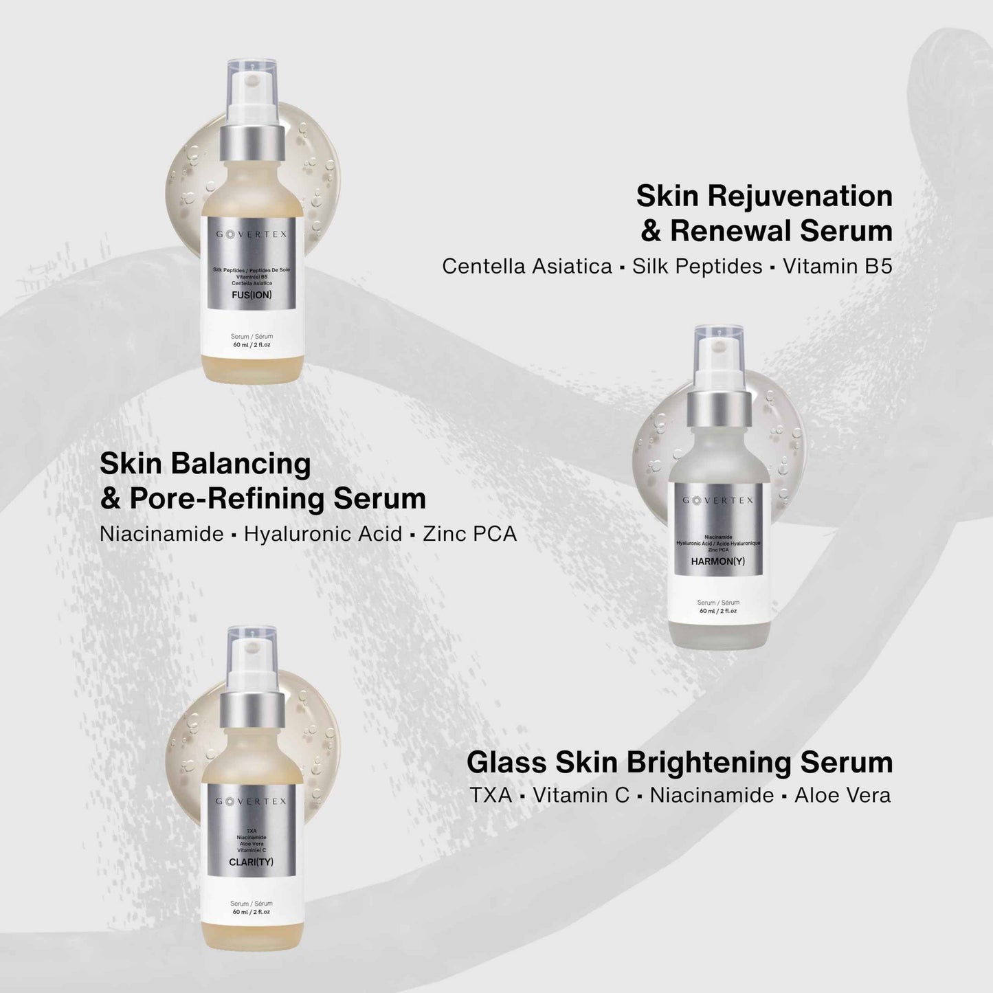 Harmony Pore Minimizer Serum for Face - 10% Niacinamide + 2% Dual Hyaluronic Acid + 3% Zinc PCA | Hydrating, Pore Minimizer & Oil Control Serum | Refines Texture. Fragrance-Free. 2fl oz.