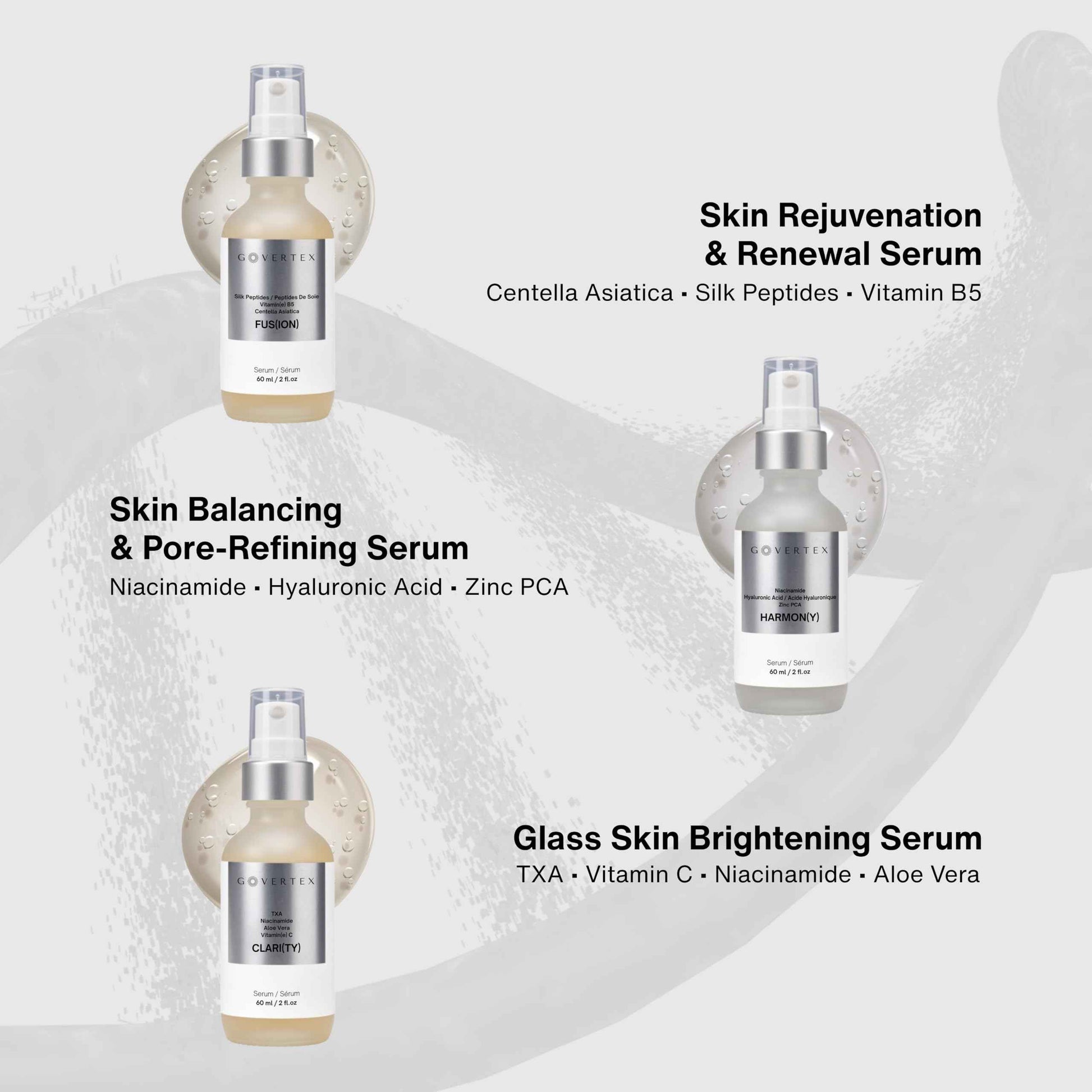 Harmony Pore Minimizer Serum for Face - 10% Niacinamide + 2% Dual Hyaluronic Acid + 3% Zinc PCA | Hydrating, Pore Minimizer & Oil Control Serum | Refines Texture. Fragrance-Free. 2fl oz.