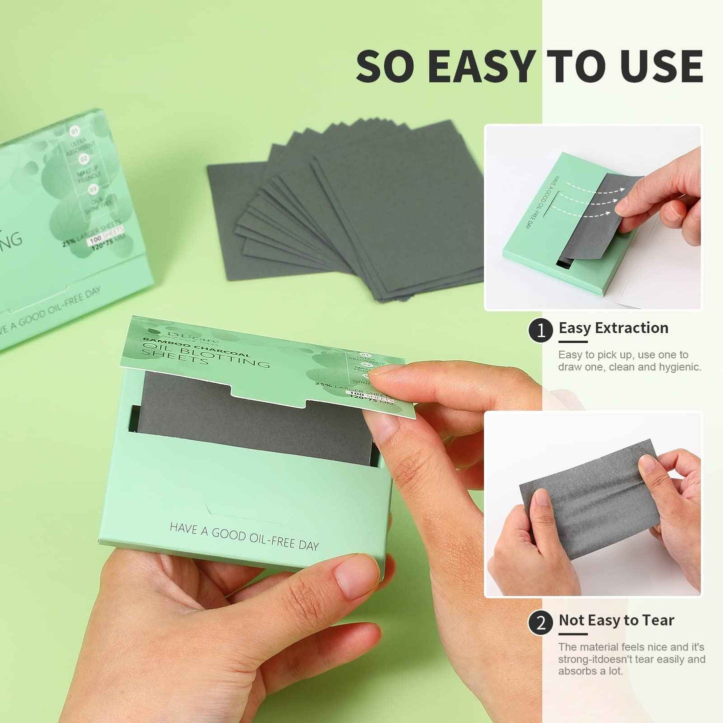 DUcare Makeup Brushes 14Pcs with 3Pcs Makeup Spong & Cosmetic Bag & Oil Blotting Sheets for Face