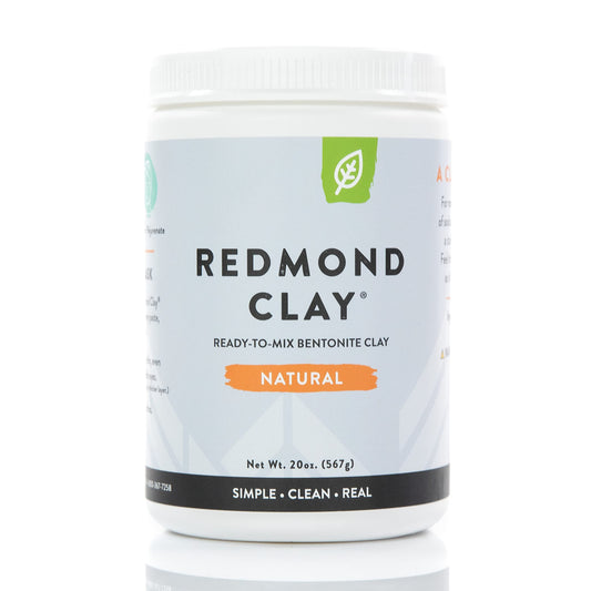 REDMOND Title Clay – Natural Bentonite Clay, Soothing Mud Mask, 20oz Jar