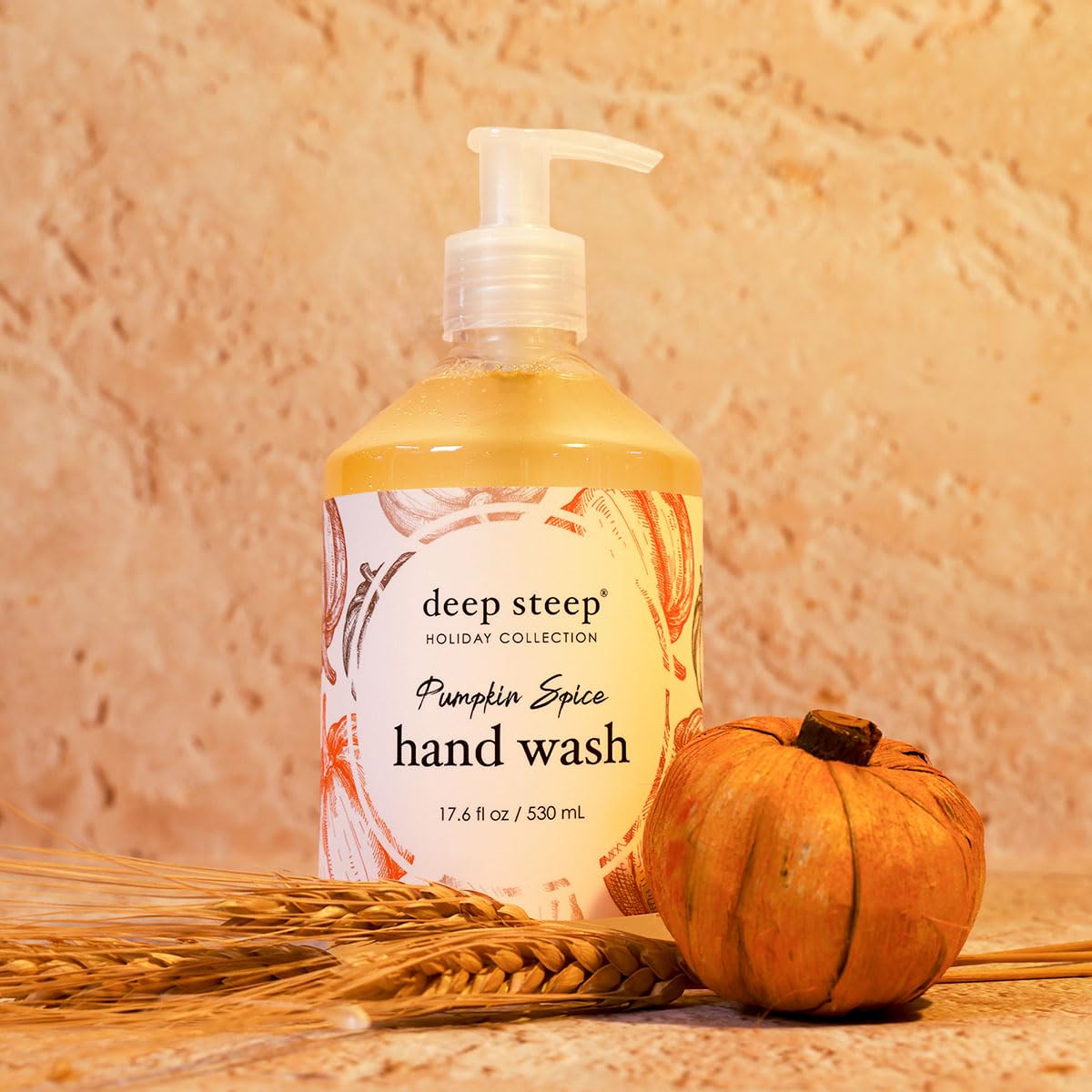 Deep Steep Liquid Hand Wash, 17.6 Ounces (Pumpkin Spice)