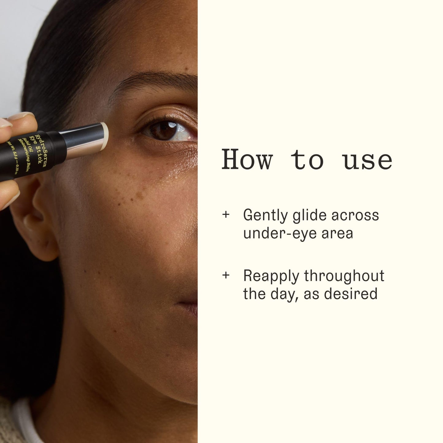 Agency HydroSerum Eye Stick, Stocking Stuffer, Under-Eye Moisturizing Balm, Visibly Brightens Dark Circles, Smooths Fine Lines and Wrinkles, and Instantly Hydrates