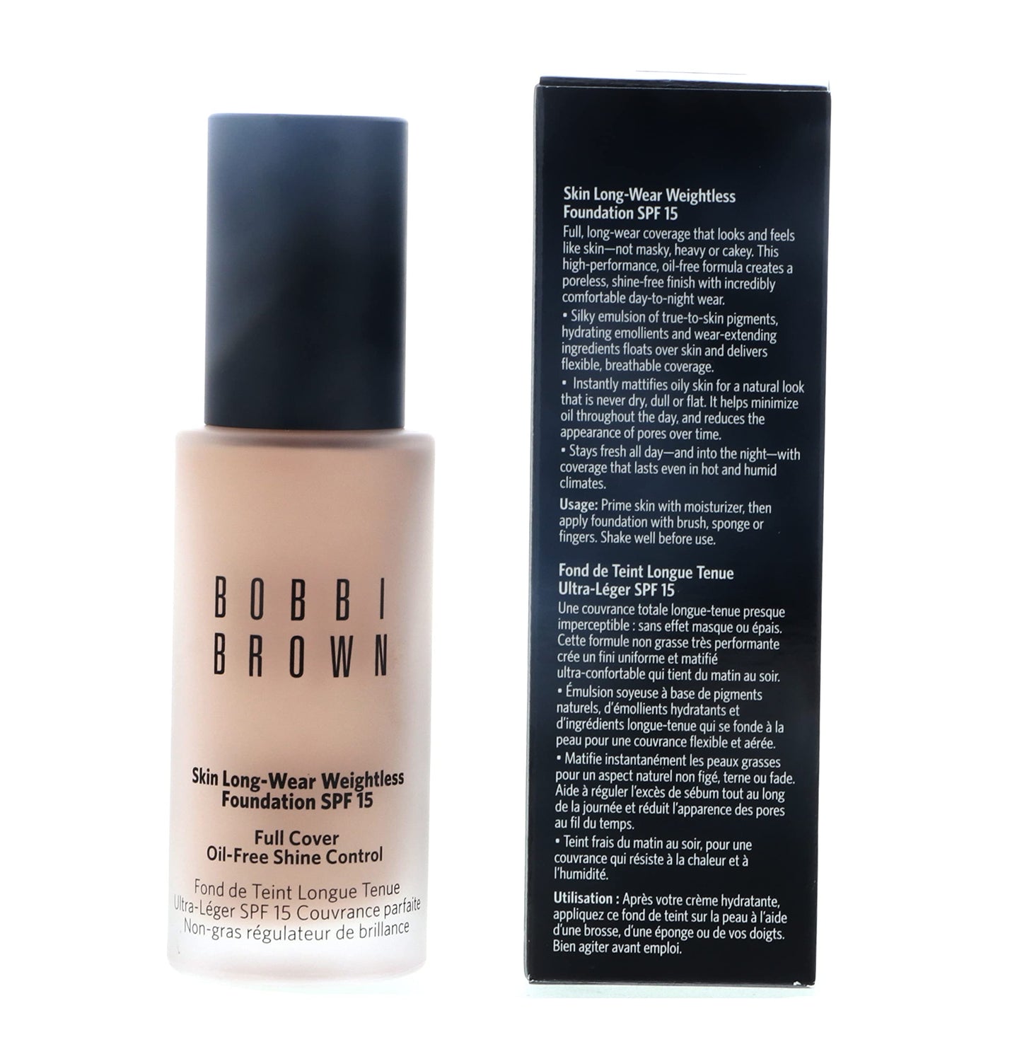 Skin Long Wear Weightless Foundation SPF 15-2.25 Cool Sand by Bobbi Brown for Women - 1 oz Foundation