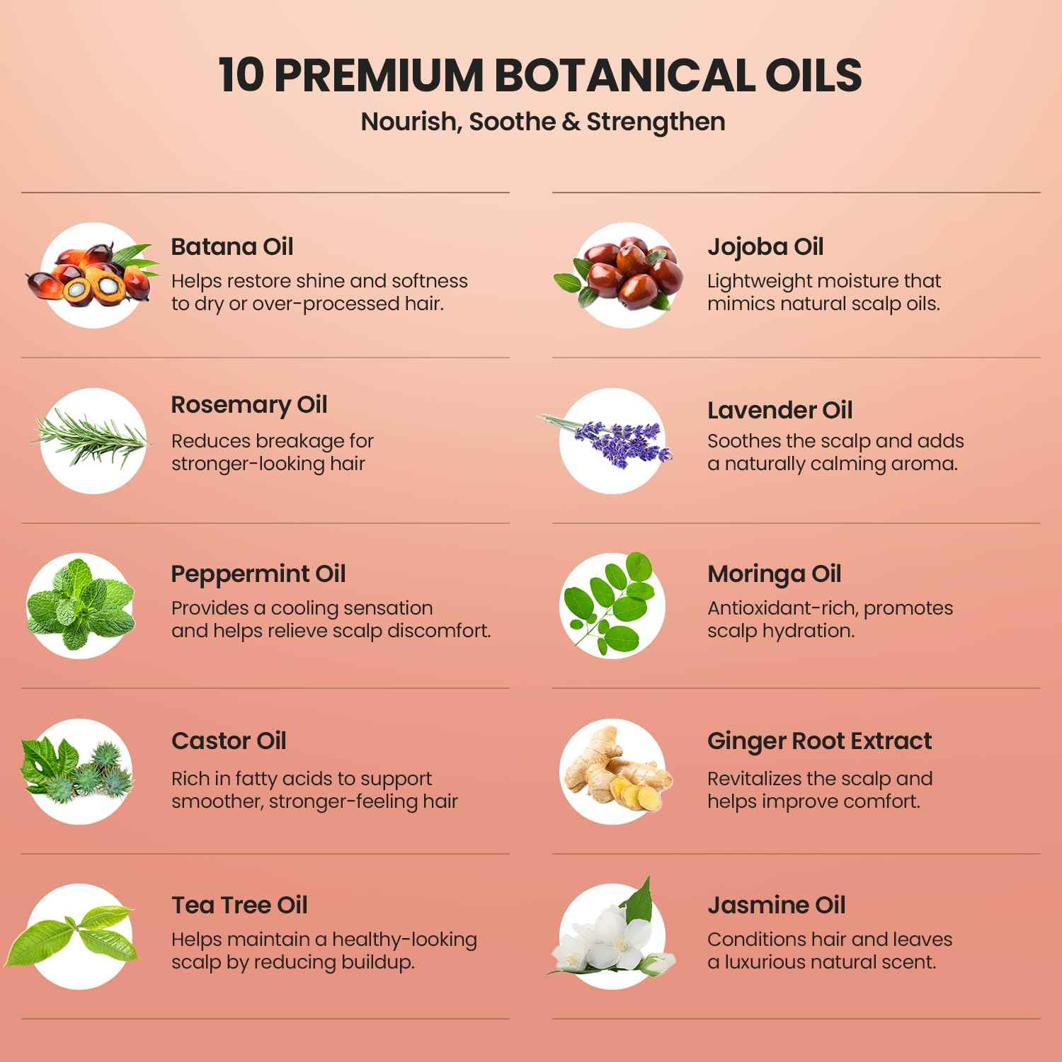 Hair Growth Serum Oil for Women, 100% Vegan Herbal Extracts, Follicle Activating Scalp Serum, Root Revive for Thicker Fuller Hair, Hair Loss, Shedding, Dry & Damaged Hair Treatment, 3.7 fl oz