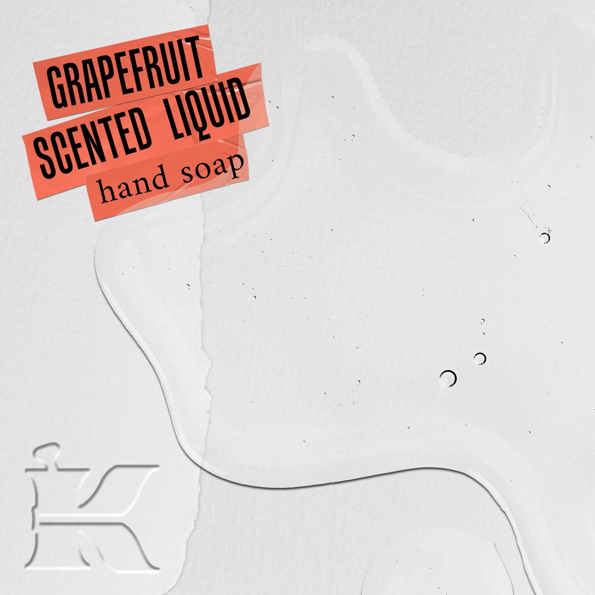 Kiehl's Grapefruit Liquid Hand Soap, Scented Hand Wash to Soothe & Condition Skin, Non-drying, with Coconut-derived Cleansers, Vitamin E & Botanical Extracts, Grapefruit - 33.8 fl oz /1 Liter Refill