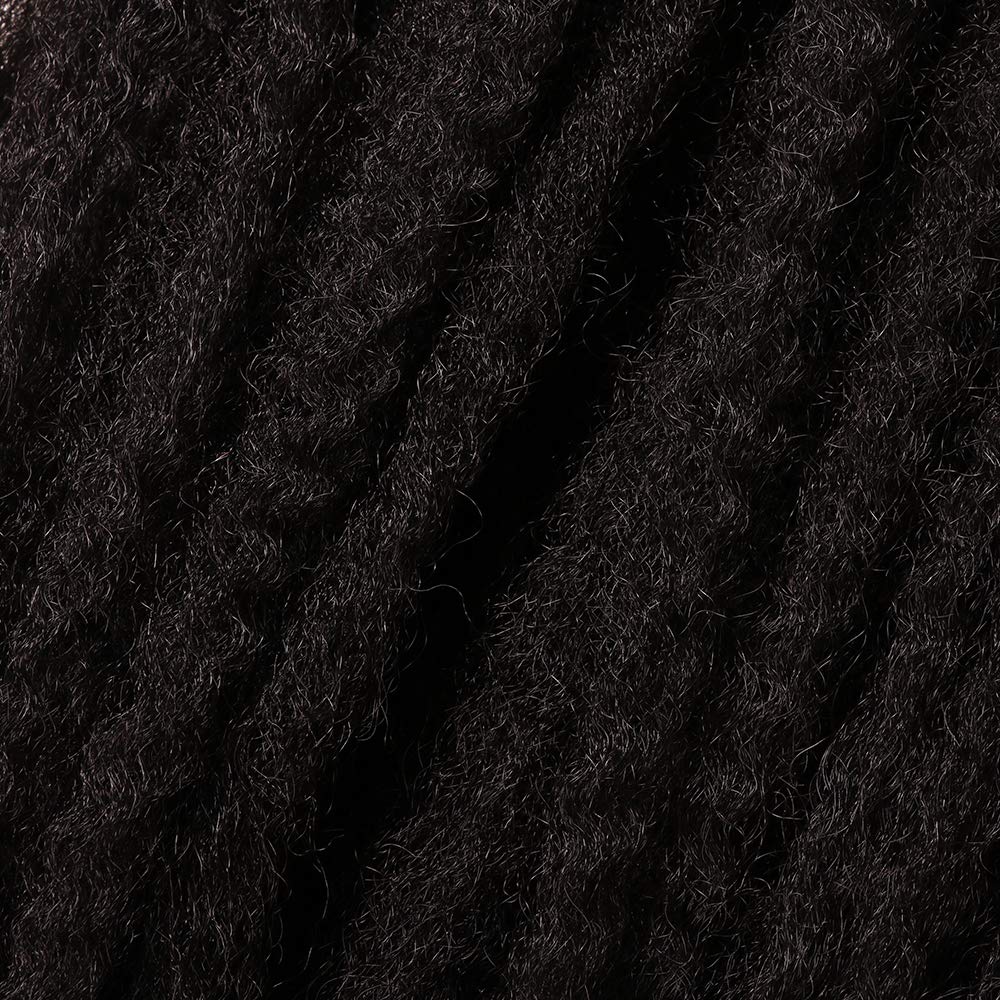 Outernice 18 Inch Marley Twist Hair For Twists Cuabn Twist Hair Marley Braiding Hair 6 Packs Afro Kinky Curly Crochet Hair Marley Hair For Faux Locs Crochet Hair,18 Inch (Pack of 6)