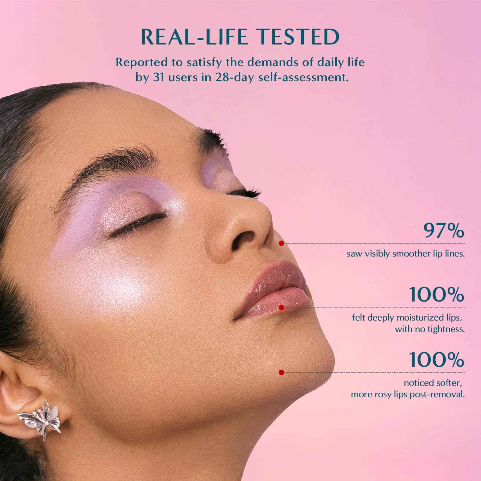 FLORASIS Dewy Touch Tinted Lip Balm Lip Mask Lip Balms for Dry Lips (04 Frosted Camellia, 1 Count)