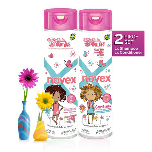 NOVEX Shampoo 10.1oz + Conditioner 10.1oz Set (My Little Curls)
