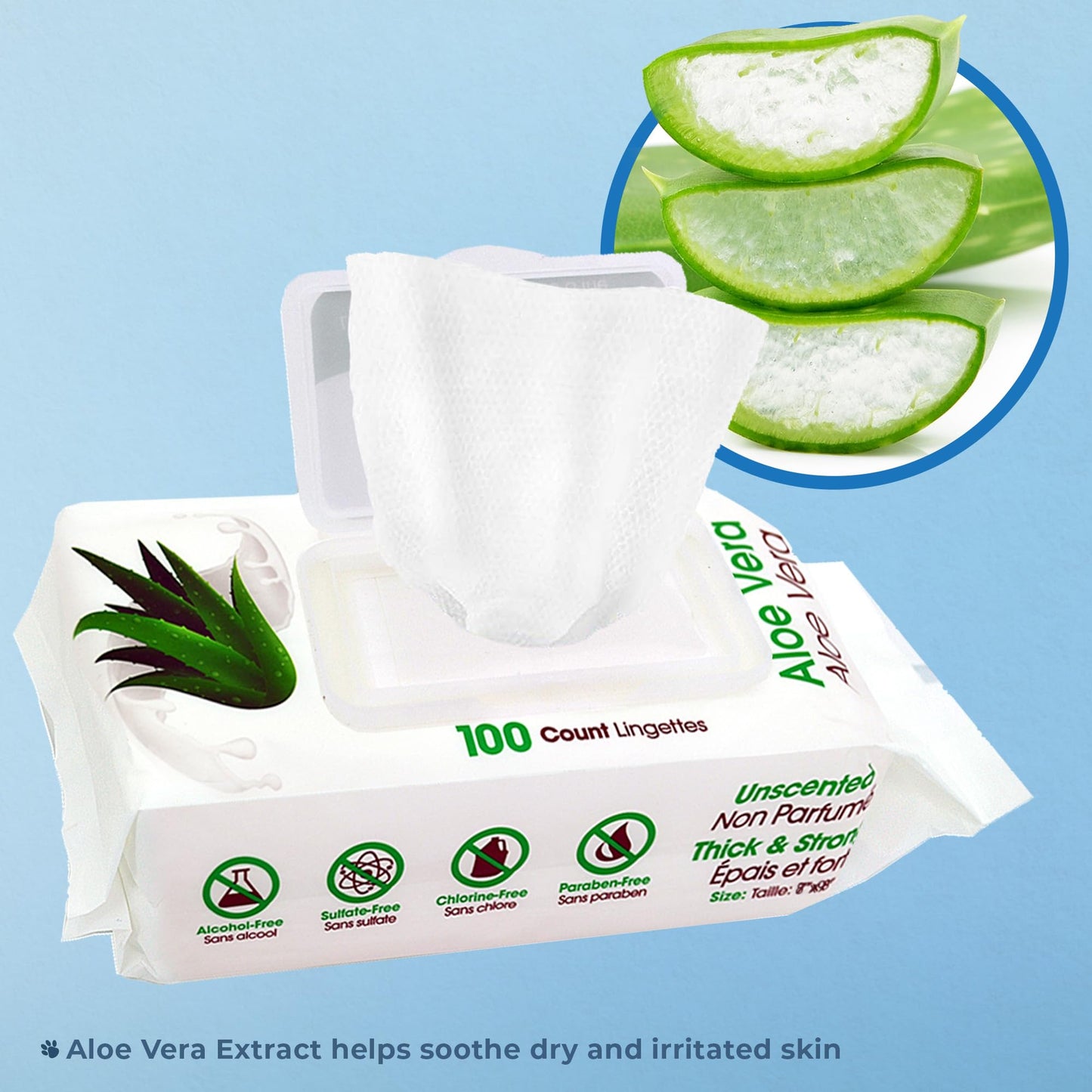 Best Pet Supplies Dog Wipes, Hypoallergenic, Deodorizing, Cleaning Dogs' Paws, Butt, Face, Grooming, Non-Sticky Formula for Puppy, Cats and Sensitive Skin - 400 Pack, Hydrating Aloe Vera (Unscented)