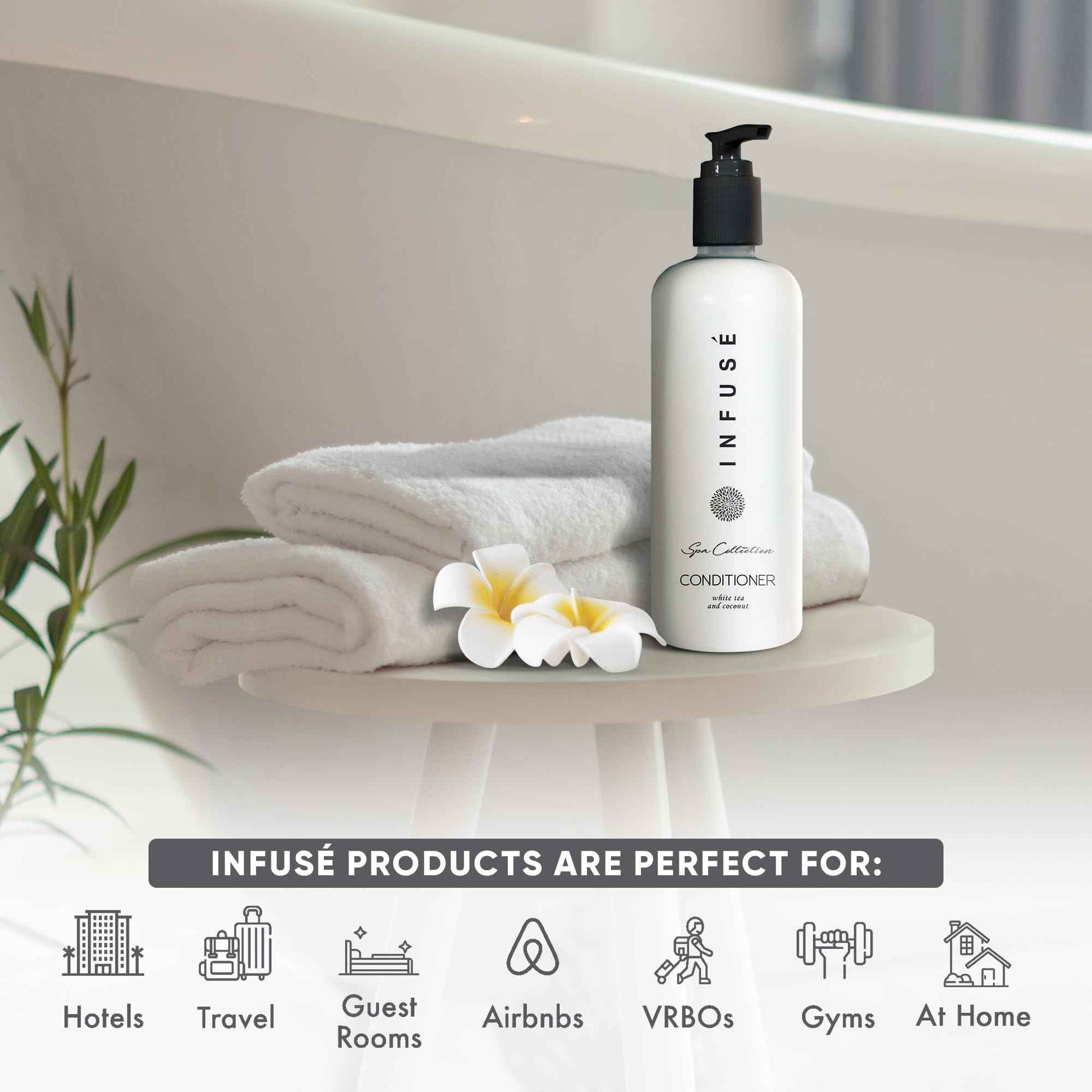 Terra Pure Infuse White Tea and Coconut Shampoo and Conditioner | 400 ml SINGLE