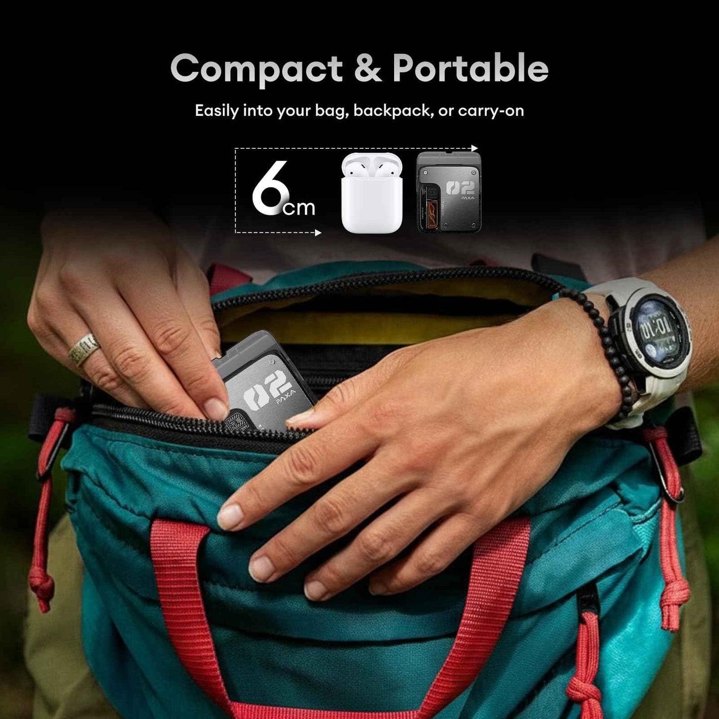 PAXA Mini Electric Shaver for Men,9000Rpm Electric Razor for Men,Magnetic Dual-Head Rotary Pocket Shaver IPX7 Waterproof Wet & Dry for Shaving Face,USB-C Rechargeable for Home,Car,Travel(Gray)