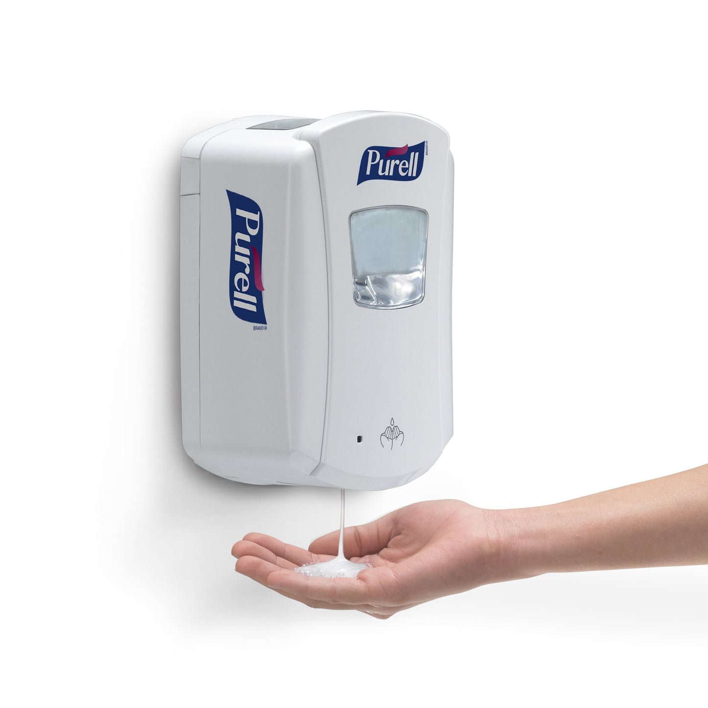 PURELL LTX-7 Touch-Free Hand Sanitizer Dispenser, White, for 700 mL PURELL LTX-7 Sanitizer Refills (Pack of 1) – 1320-04