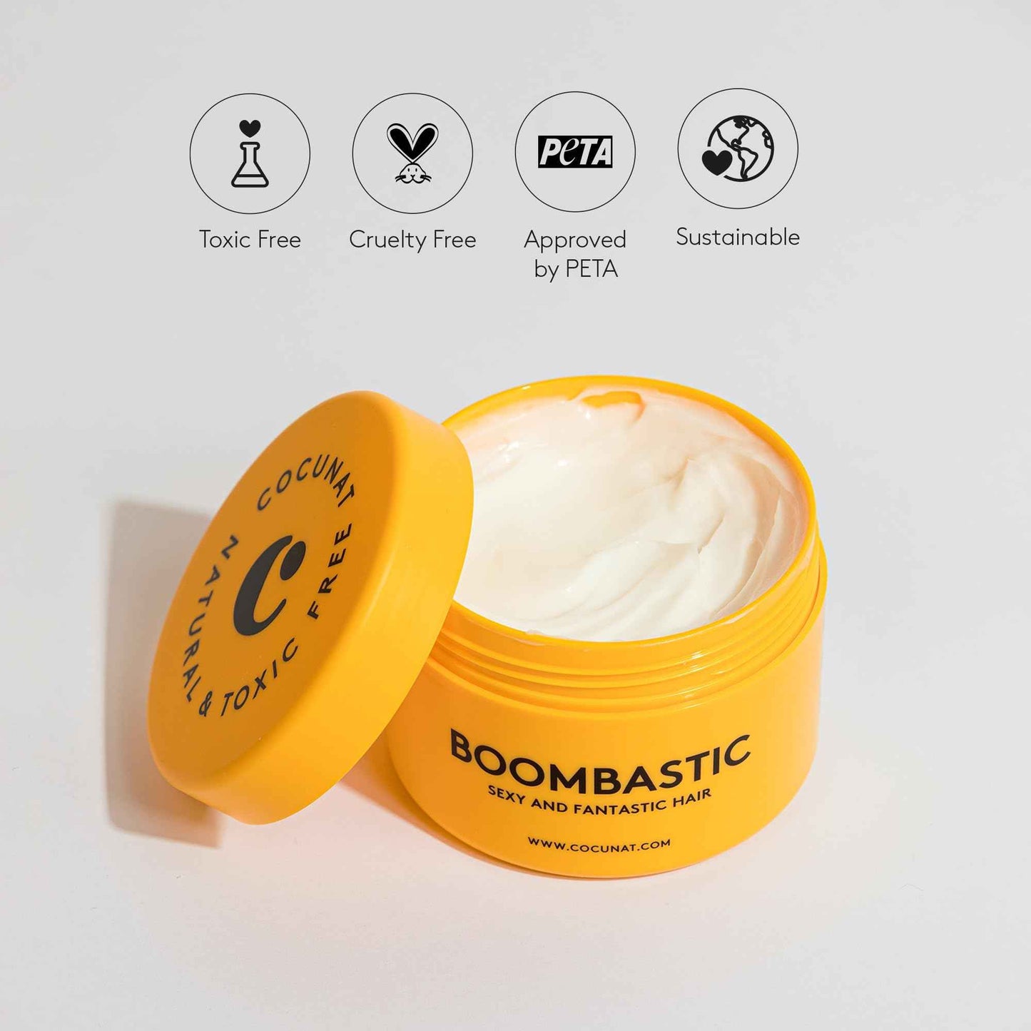 COCUNAT - Boombastic - Ultra Nourishing Hair Mask - For Dry, Damaged or Broken Hair - Suitable for the Curly Method - 200 ml