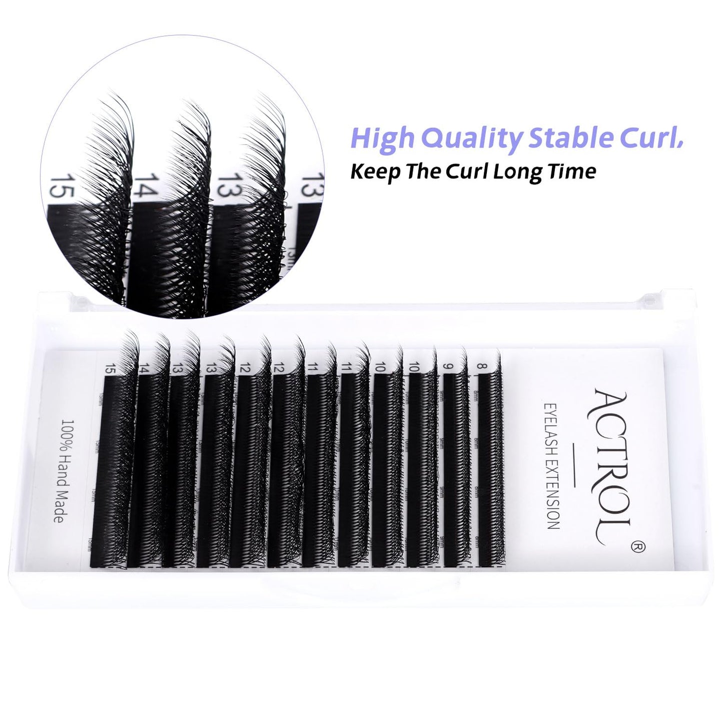 W Eyelash Extensions 4D Volume 0.07D Curl 8-15mm Mix Easy Fan Double WW-shaped 8D Lash Black Premades 12Rows YY Lash