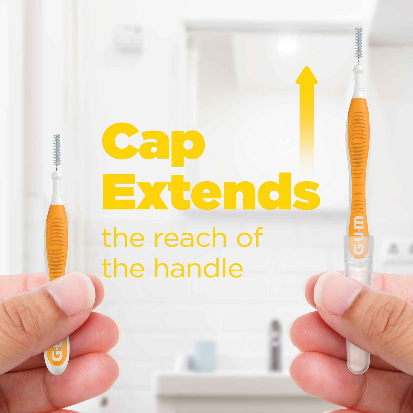 GUM Proxabrush Go-Betweens Interdental Brushes, Ultra Tight, Plaque Removal, 10 Count (Pack of 2)