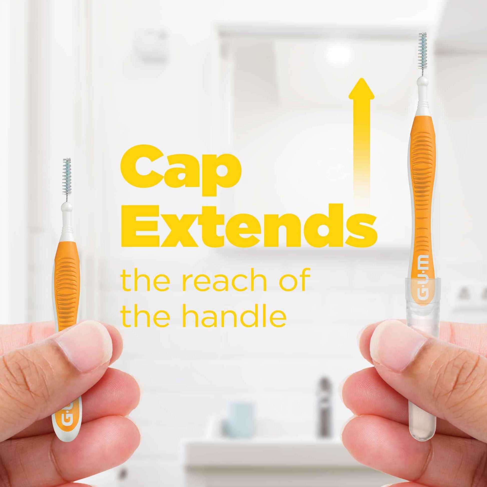 GUM Proxabrush Go-Betweens Interdental Brushes, Ultra Tight, Plaque Removal, 10 Count (Pack of 2)