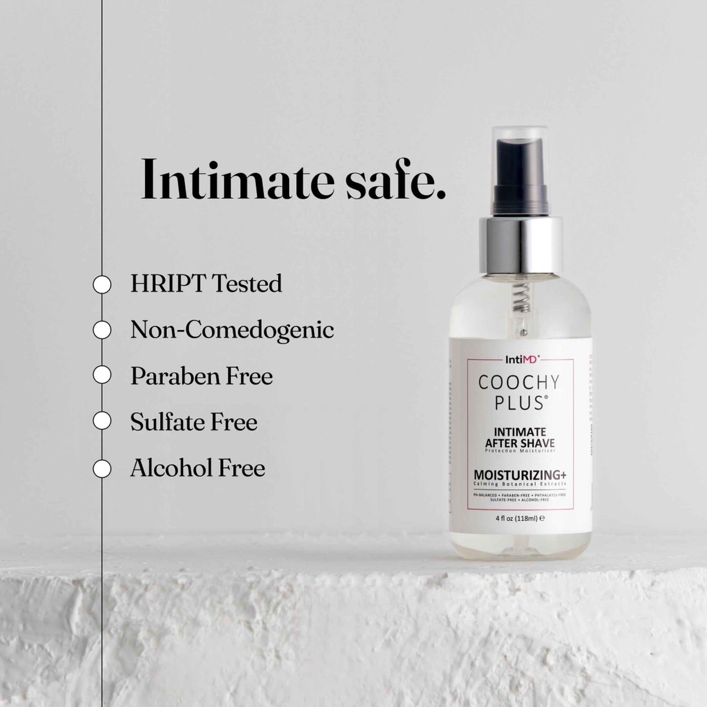 Coochy Plus HydroLock MOISTURIZING+ 3-Steps Kit Intimate Shave Gift Set: NOURIA Pre-Shave Elixir Oil + Coochy Plus Shave Cream Sweet Bliss + Coochy Plus After Shave Protection Mist