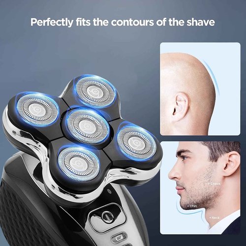 2Pack Shaver Replacement Head Compatible with Remington Balder Pro Head Shaver ModelSPR-XR7000,with 2 Sweeping Brush