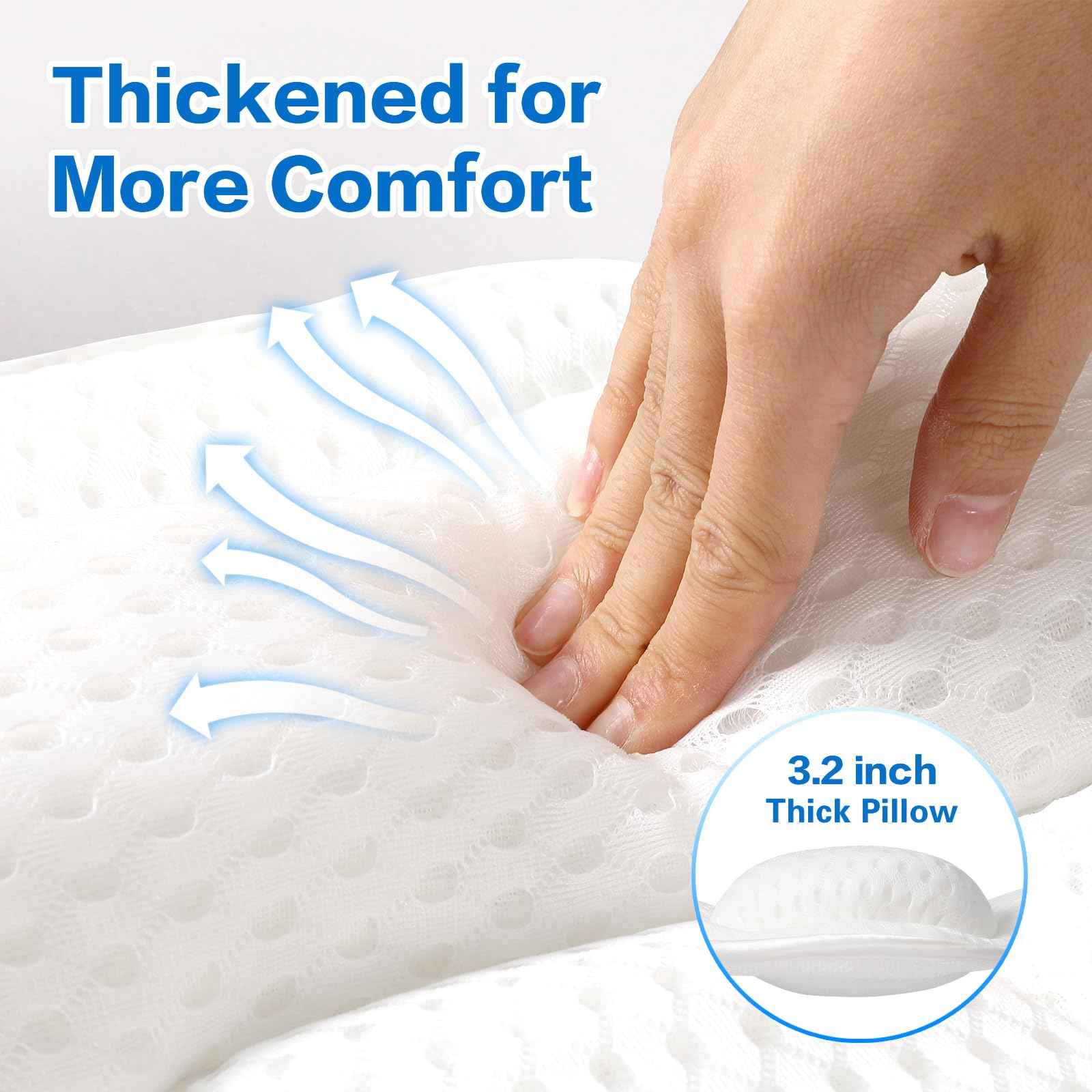 Non Slip Bath Pillows for Tub, 10 Enhanced Suction Cup Bath Pillow for Women Relaxing, Bath Tub Pillows for Head and Neck, Bath Pillow Luxury Bathtub Pillow, Spa Bathtub Pillow for Soaking Tub