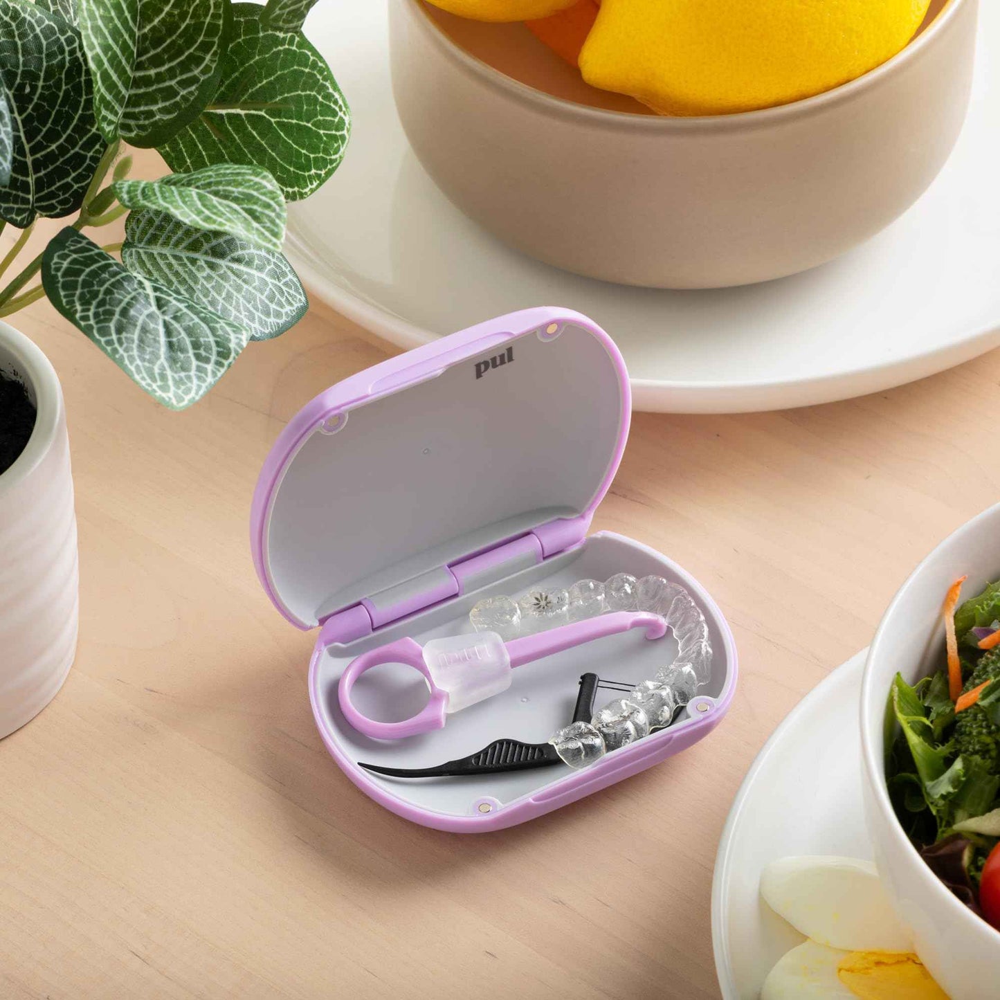 PUL Pack of 4 Reusable 2-in-1 Aligner Seating Chewie & Removal Tool — Compatible with Invisalign, Removable Braces, Retainers, Trays – Easy-to-Use Remover & Chew, Dental & Oral Hygiene