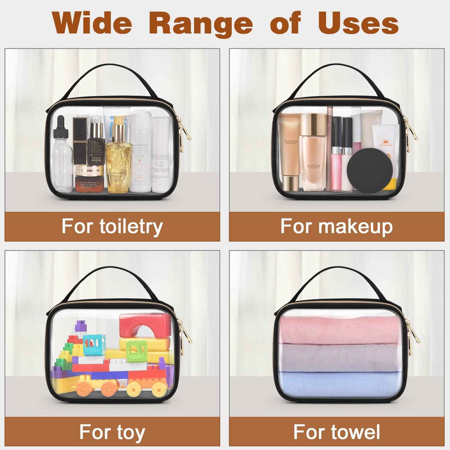 Wedama TSA Approved Toiletry Bag + Hanging Travel Toiletry Bag with Jewelry Organizer Compartment Large Makeup Bag for Travel Business Trips Camping Bathroom