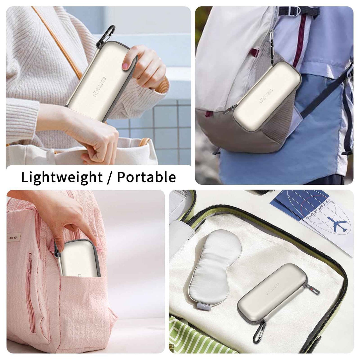 RLSOCO Shaving Case,Hard Case for Philips Norelco OneBlade Intimate,Designed for Pubic Grooming,Trim & Shave,QP1924/70 & OneBlade First Shave,Teen Hybrid Electric Shaving System,QP1324/20