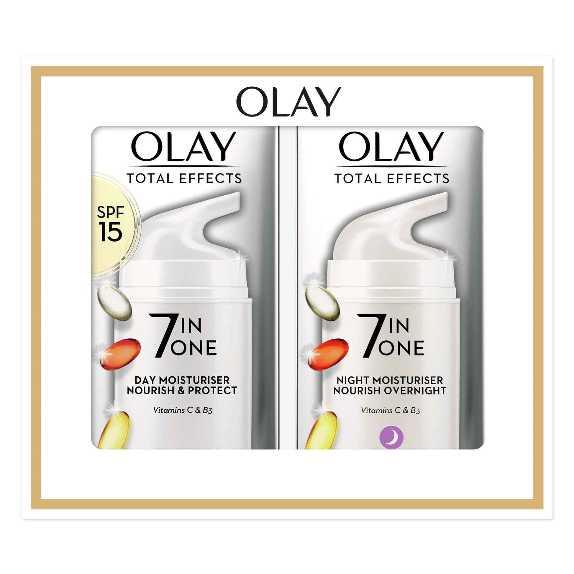 Total Effects by Olay Day Cream 37ml & Night Cream 37ml 37ml