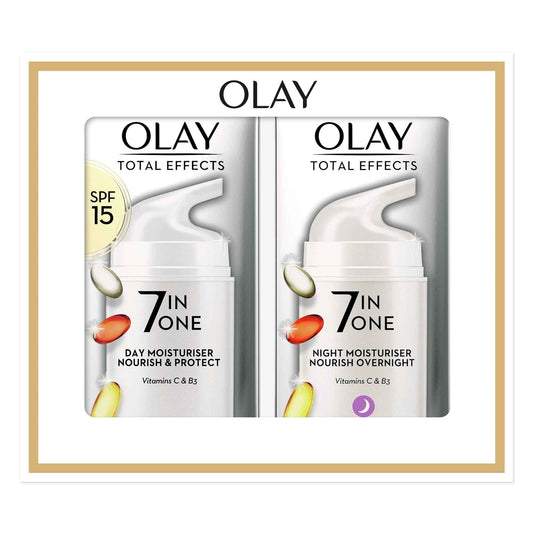 Total Effects by Olay Day Cream 37ml & Night Cream 37ml 37ml