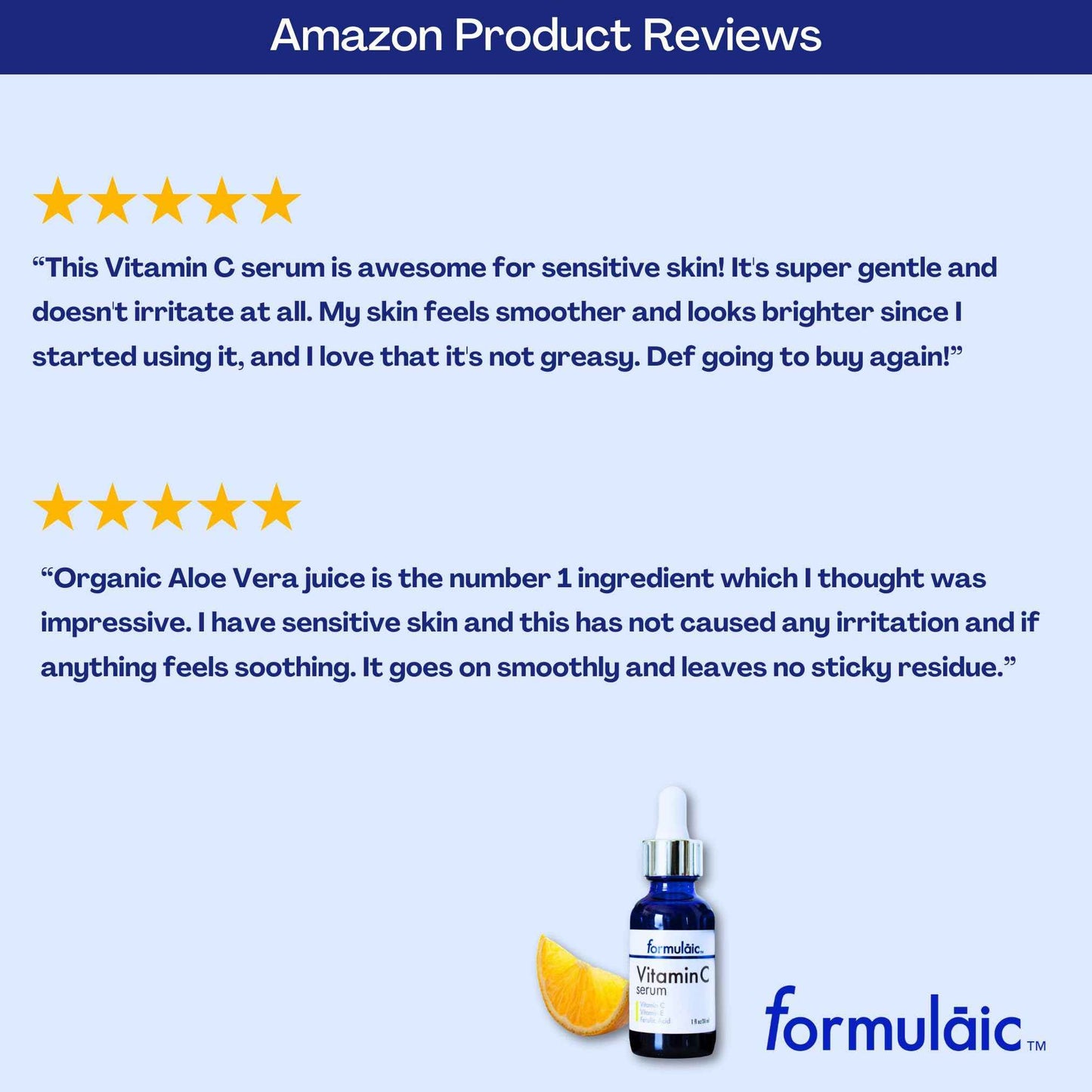 Formulaic Vitamin C Face Serum with Vitamin E & Ferulic Acid, Skin Brightening Serum, Revitalizes Skin and Evens Skintone, Fragrance Free, 1 Fl Oz