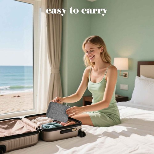 Electric Makeup Brush Cleaner Machine -15000RPM Fast Deep Cleaning and Dry Make Up Brushes Efficient Cleaning with Storage Cas, Portable Spinning Washer, Gift for Women-Green