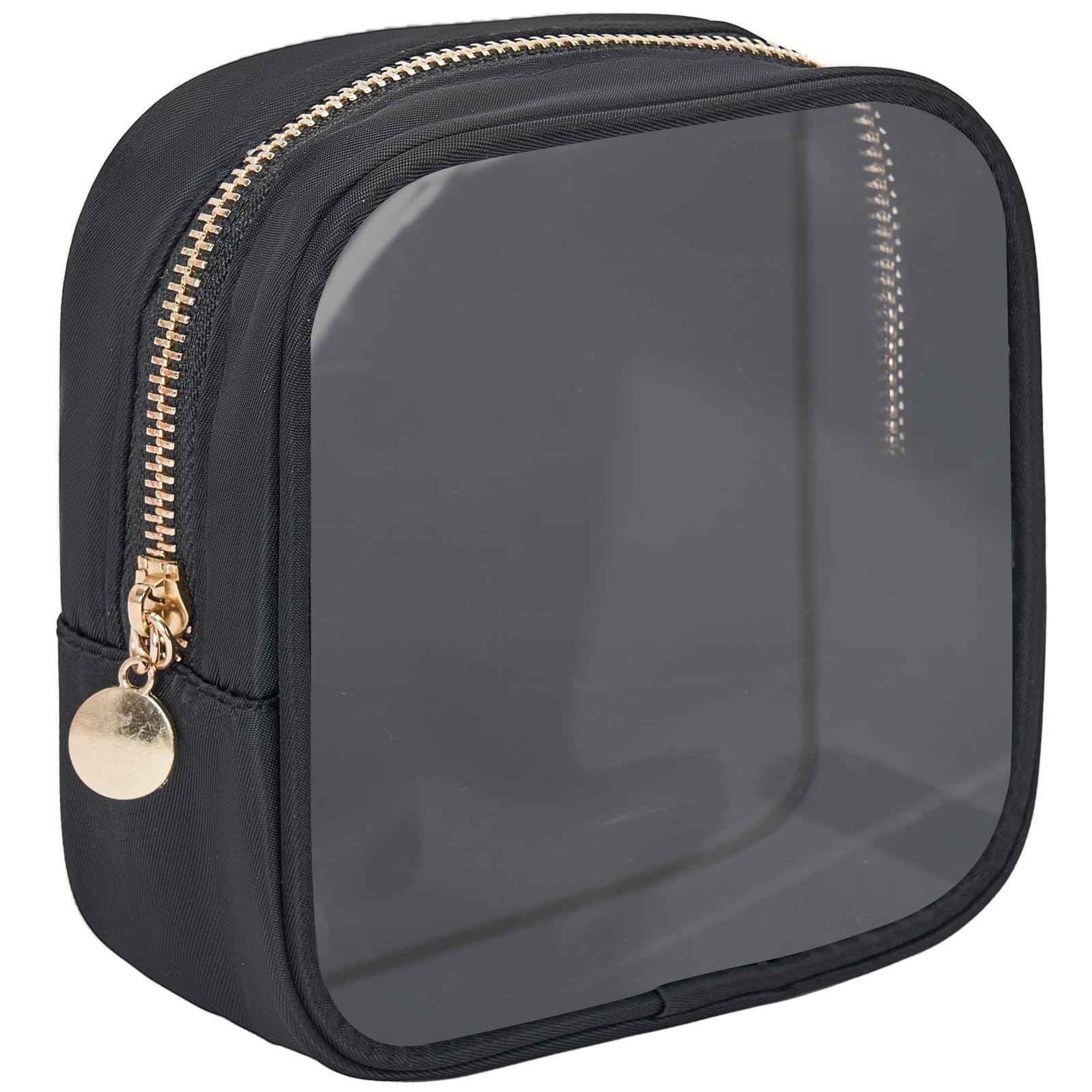 Mini Diaper & Makeup Bag Organizer - Clear Pouches for Purse, Travel Toiletry Essentials