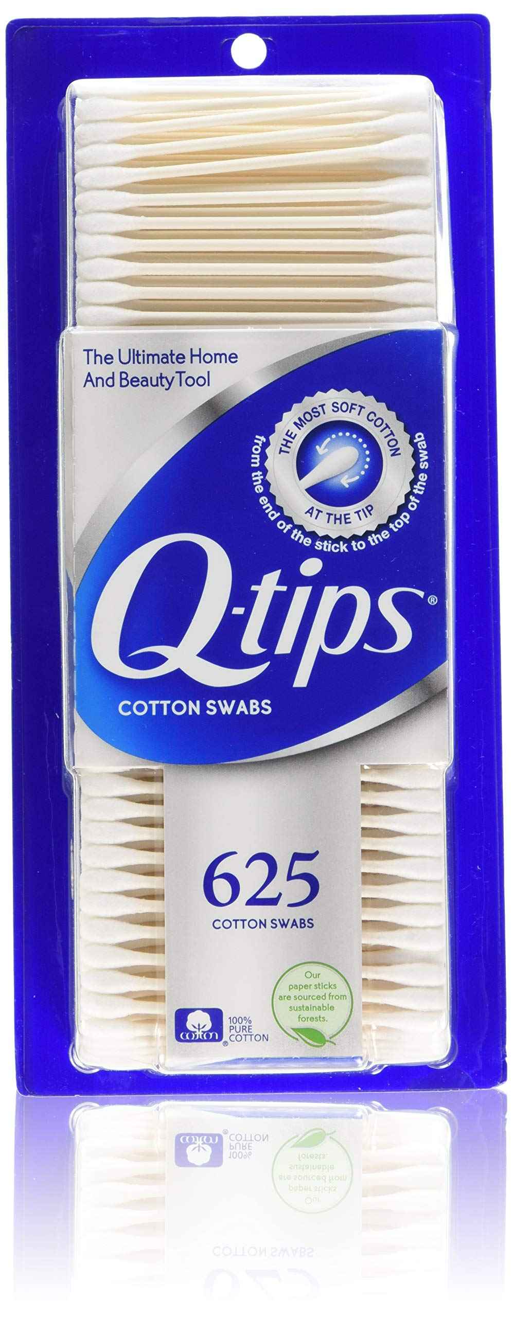 Q-tips Swabs 625 Each (Pack of 5)